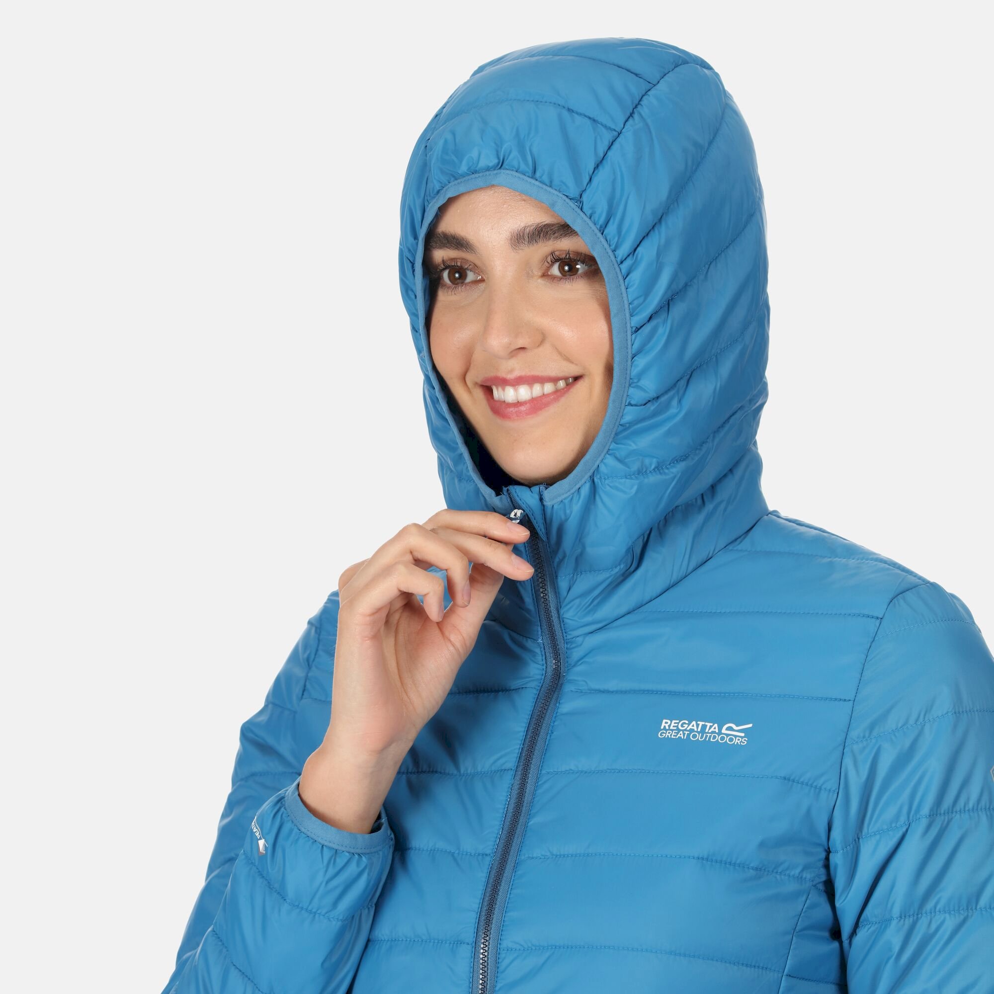 Women's Hooded Hillpack Lightweight Puffer Jacket | Vallarta Blue
