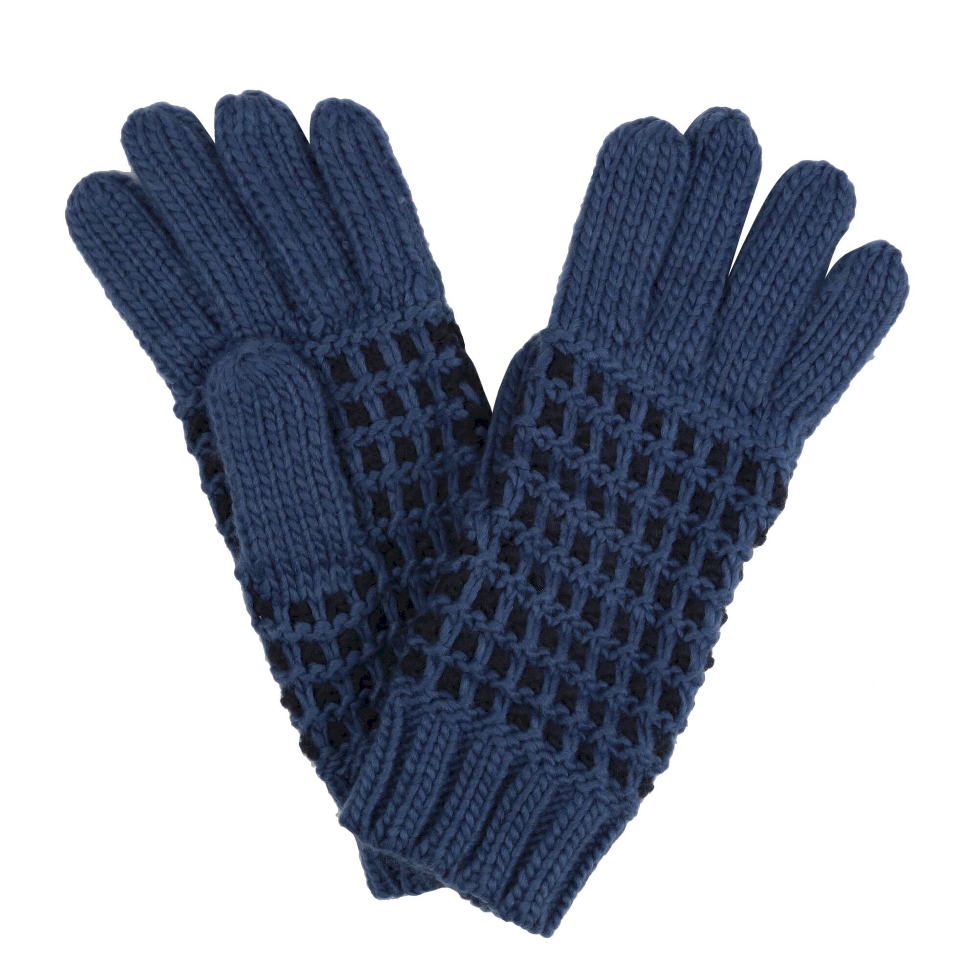 Women's Dalary Knitted Gloves | Slate Blue Navy
