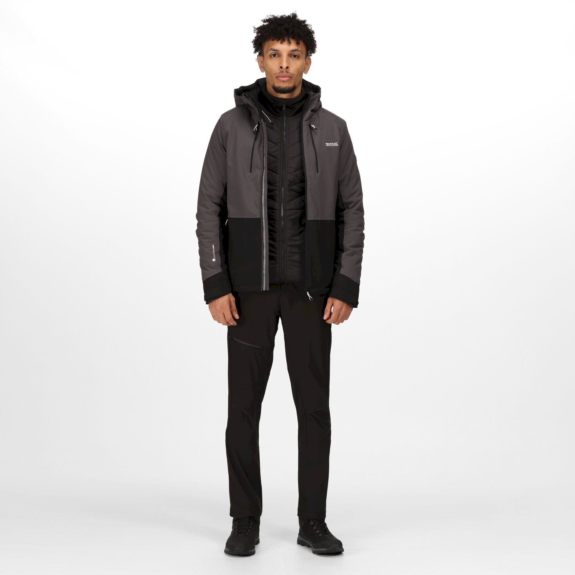 Men's Highton Stretch Padded Jacket III | Dark Grey Black
