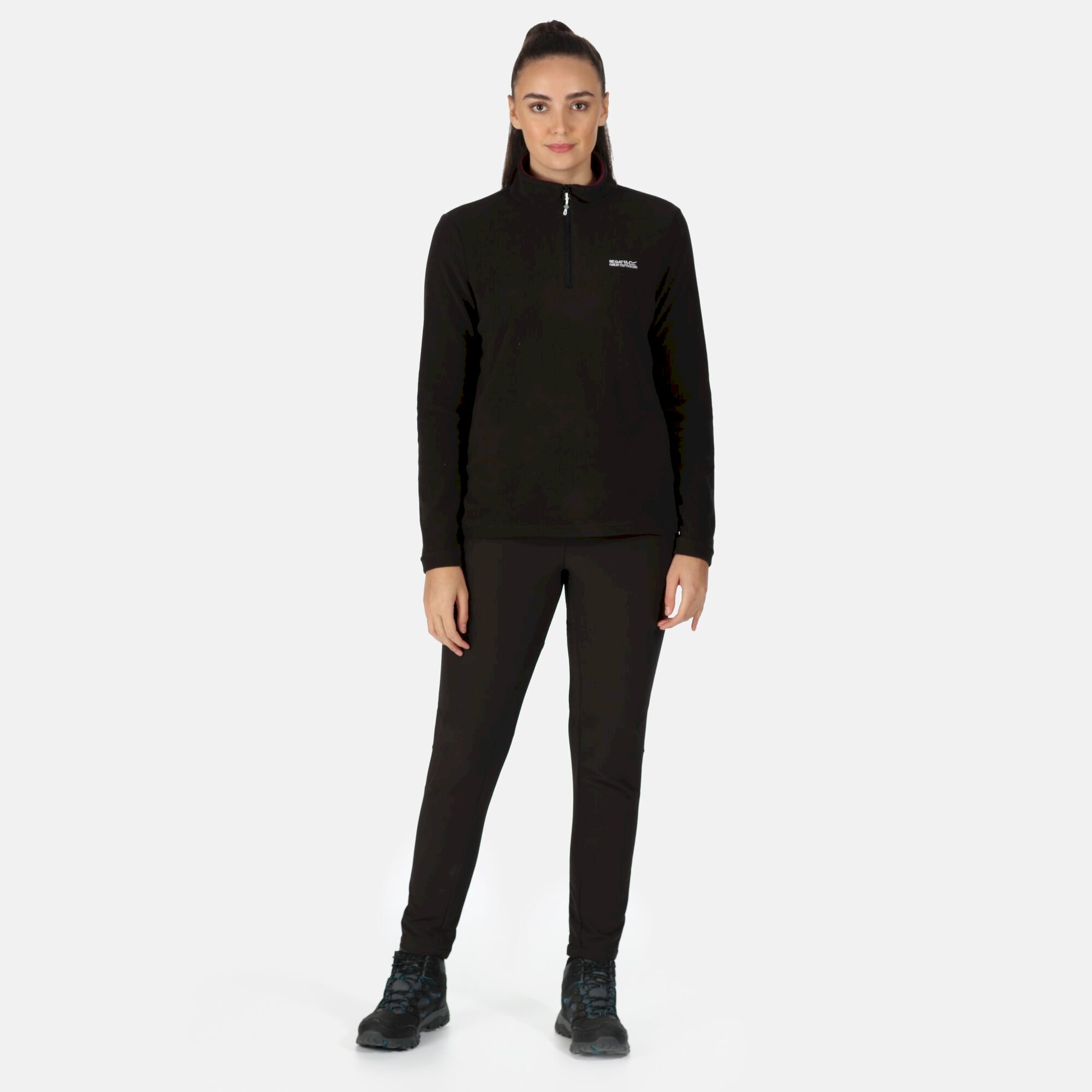 Women's Sweethart Lightweight Half-Zip Fleece | Black