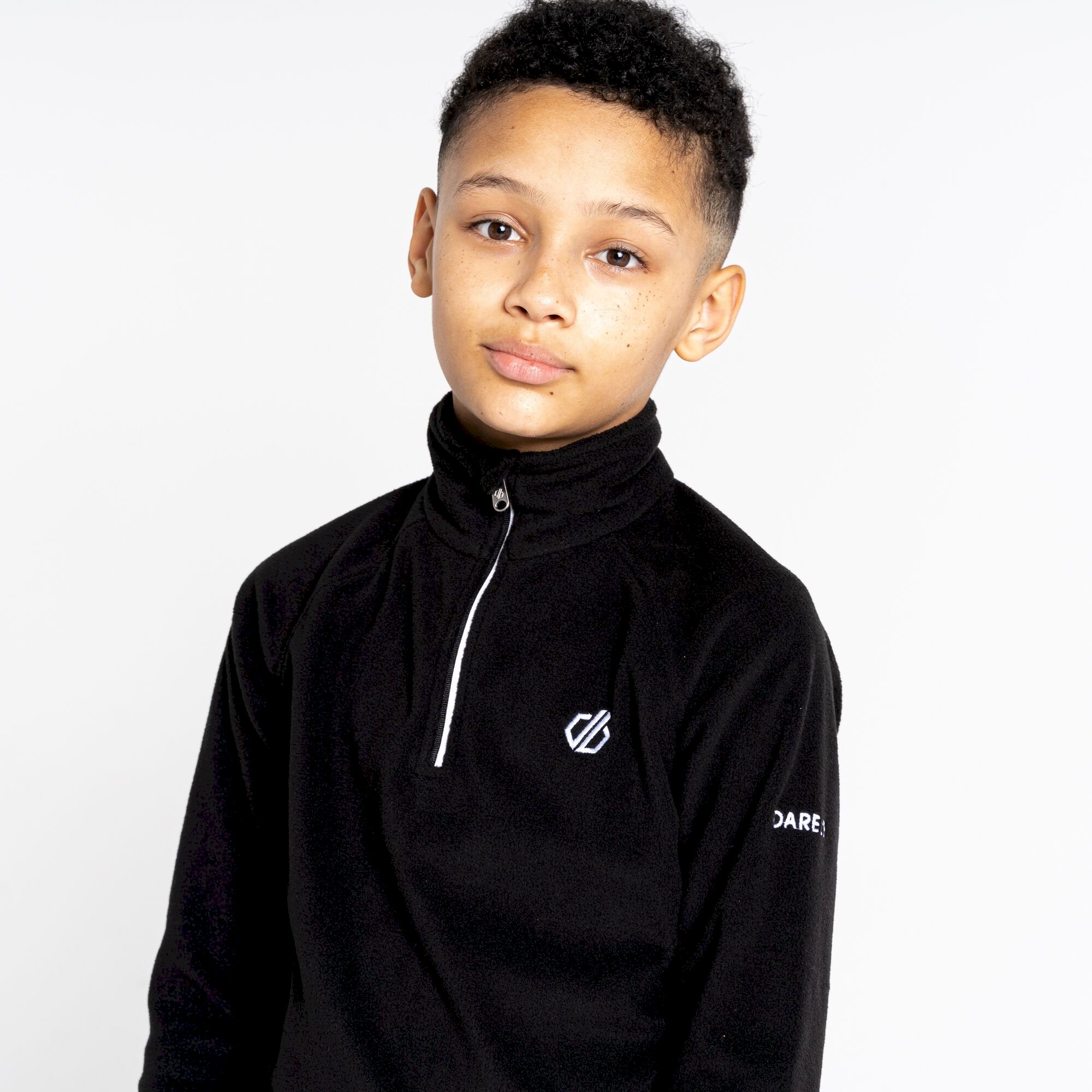 Dare 2b - Kids' Freehand Half Zip Lightweight Fleece | Black