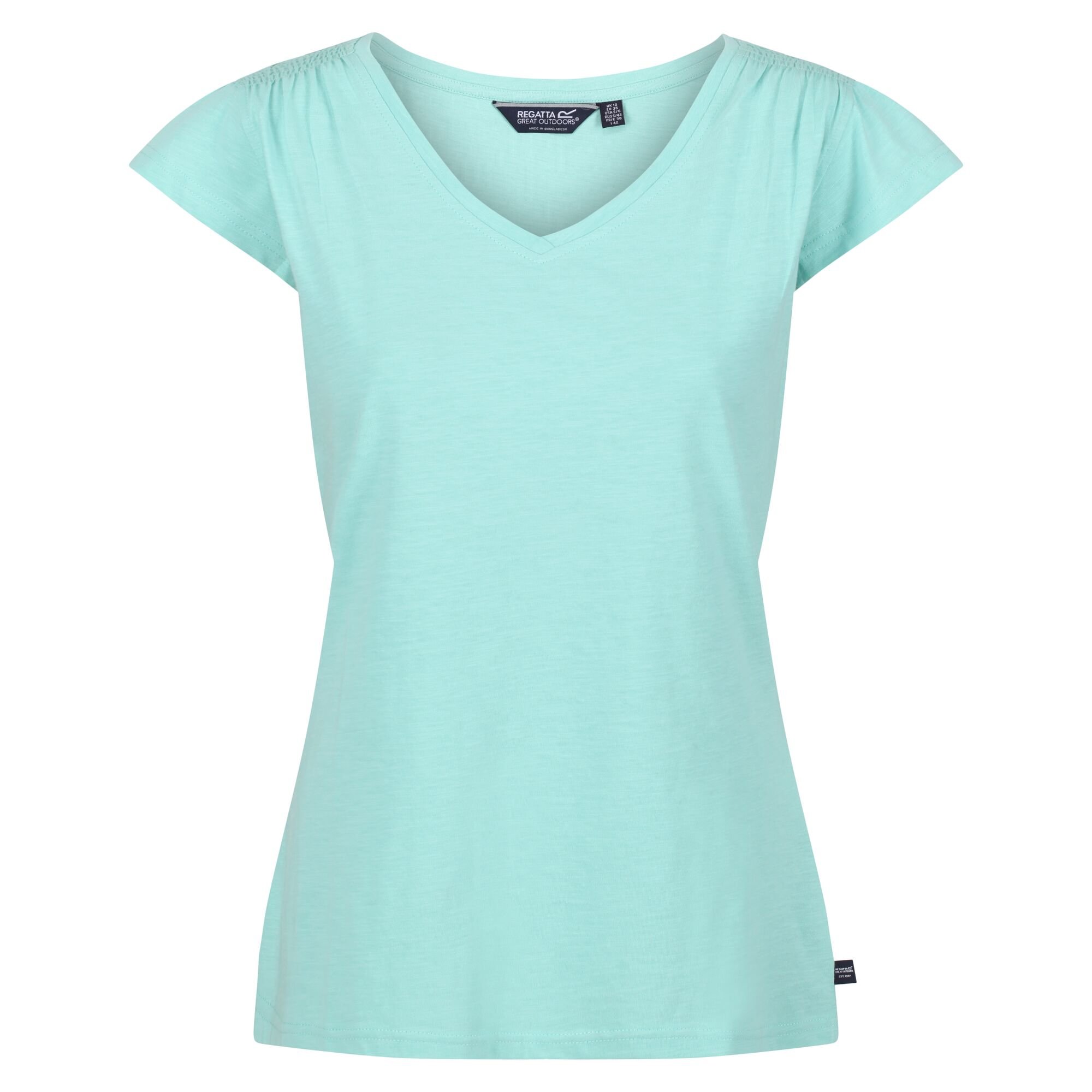 Women's Francine V-Neck T-Shirt | Ocean Wave