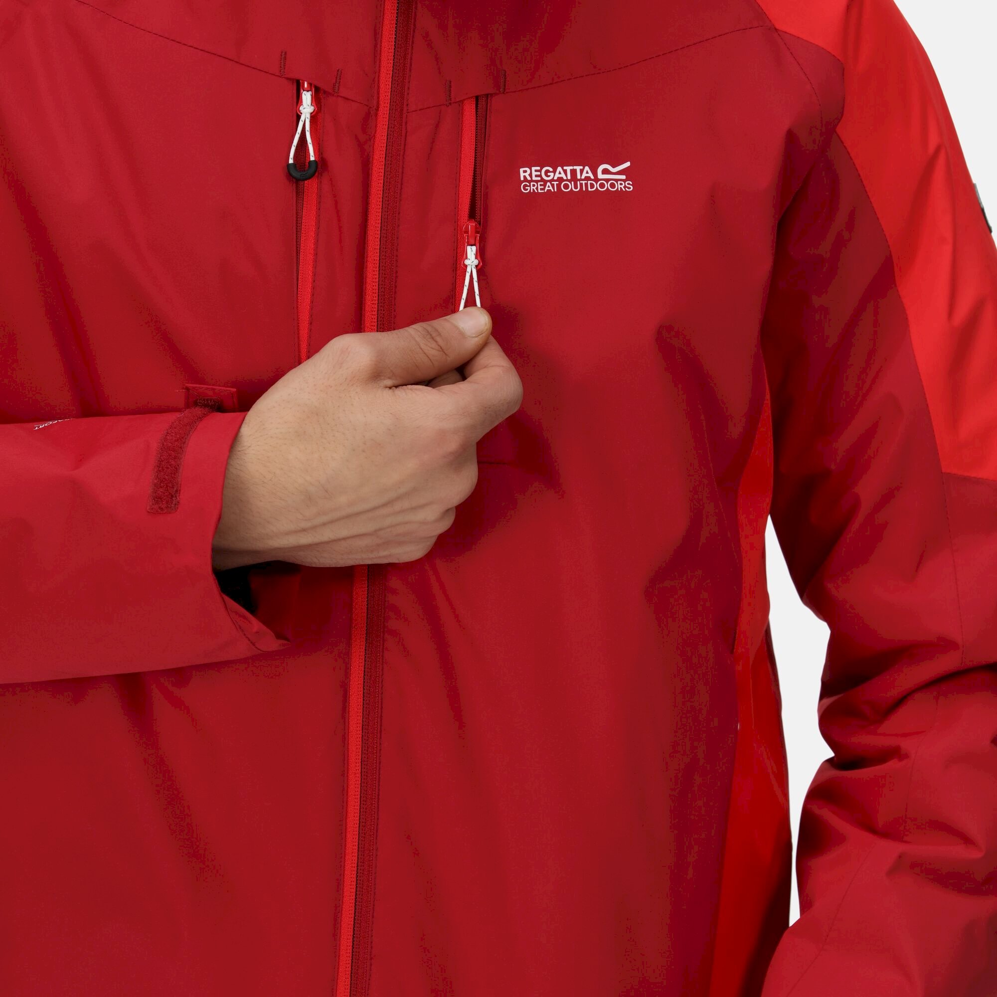 Men's Winter Calderdale Waterproof Jacket | Dark Red Chinese Red
