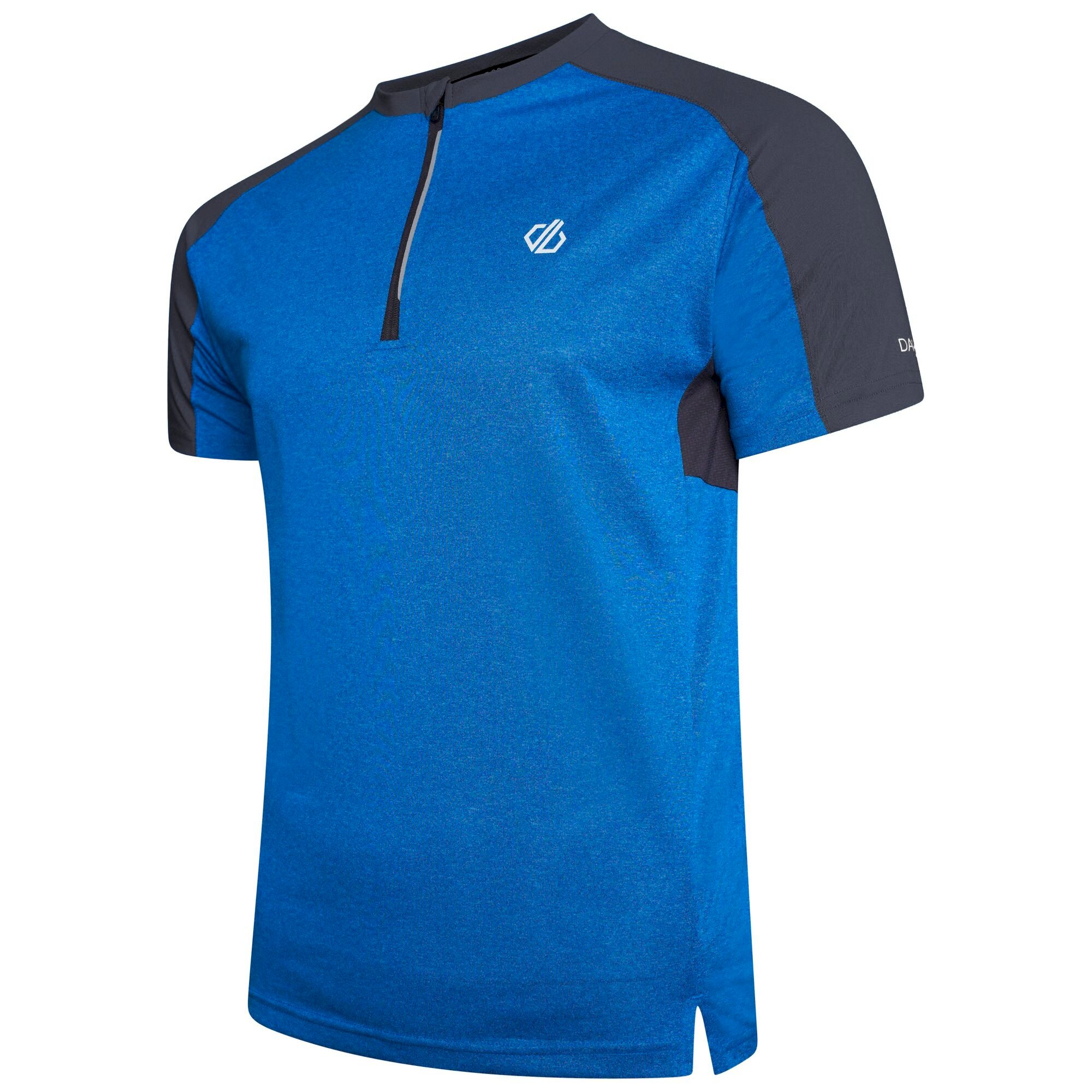 Dare 2b - Men's Aces II Half Zip lightweight Jersey | Athletic Blue Ebony Grey