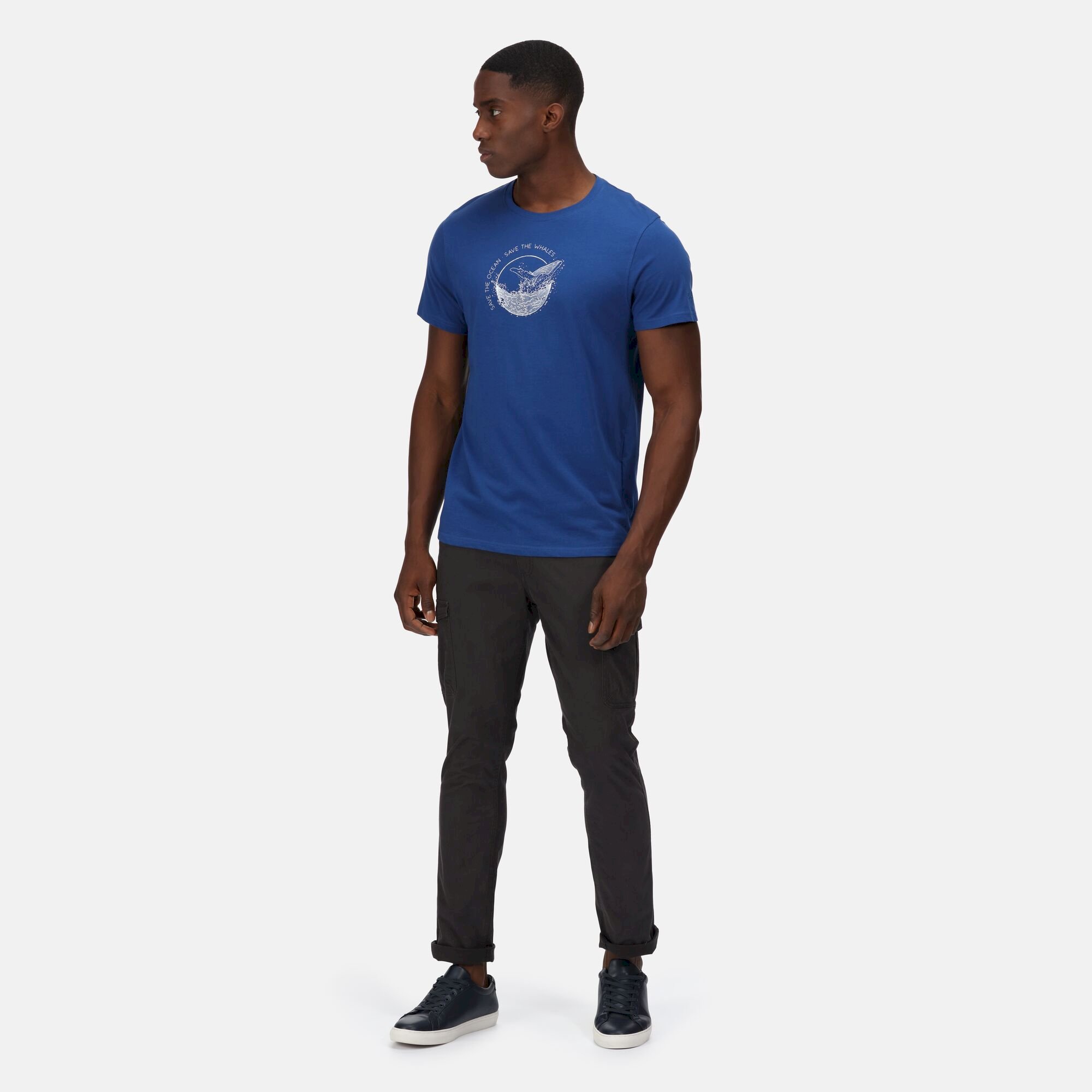 Men's Cline VI Cotton T-Shirt | Lapis Blue