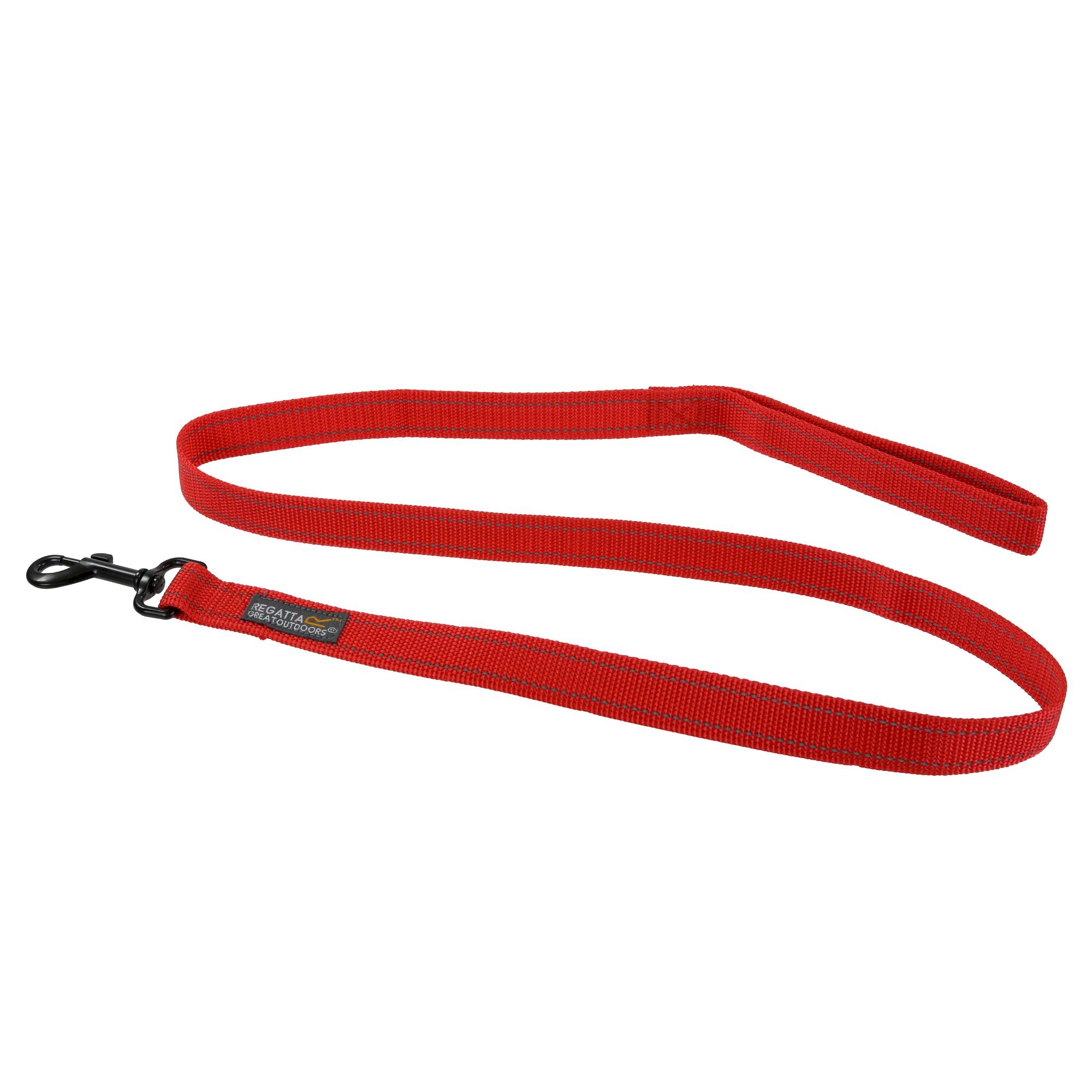 Reflective Hardwearing Dog Lead 120cm | Red