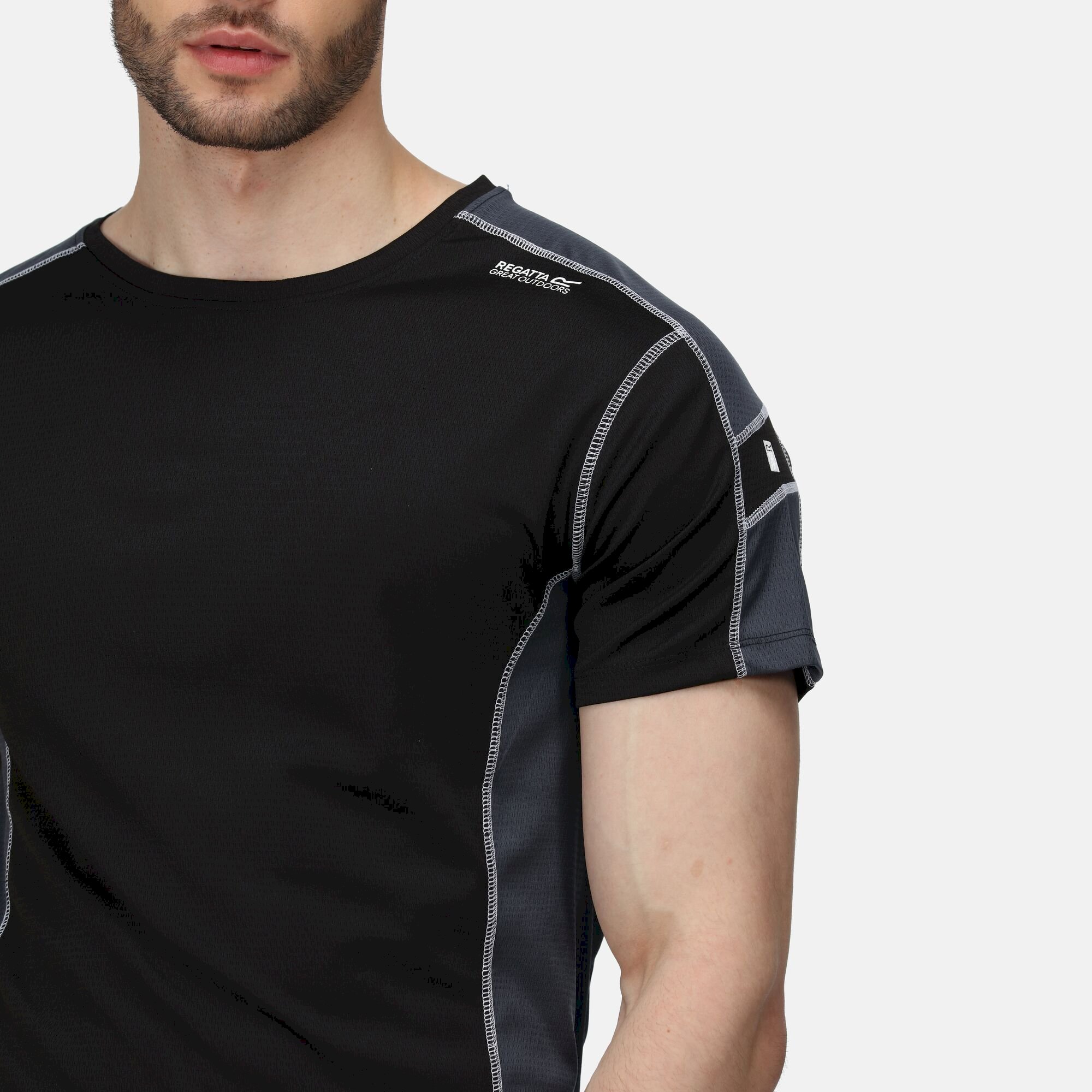 Men's Virda III T-Shirt | Black India Grey