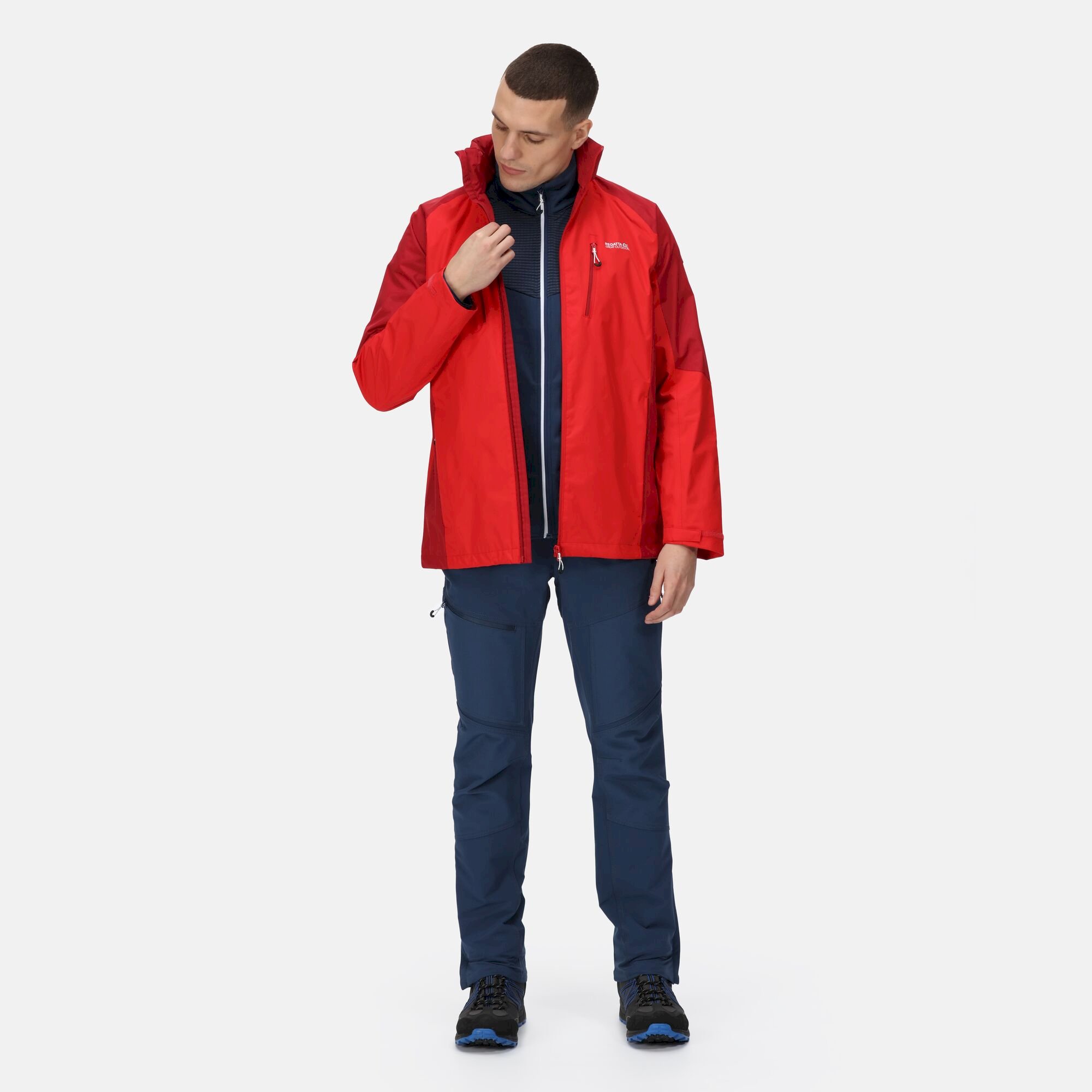 Men's Calderdale IV Waterproof Jacket | Chinese Red Dark Red