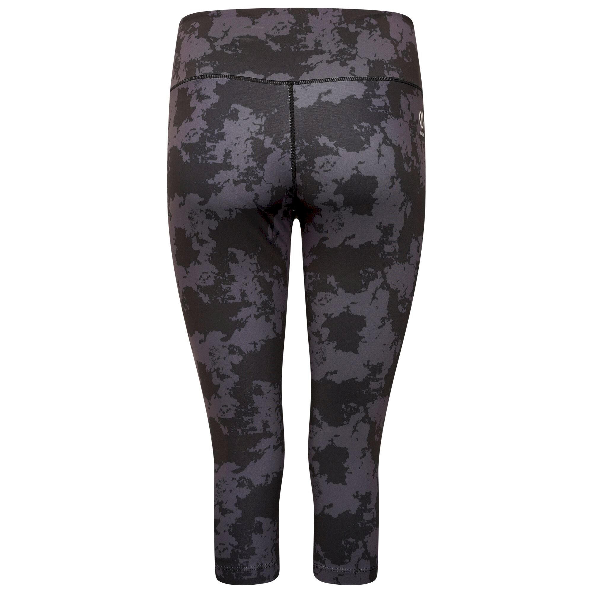 Dare 2b - Women's Influential 3/4 Recycled Leggings | Black Mirage Print