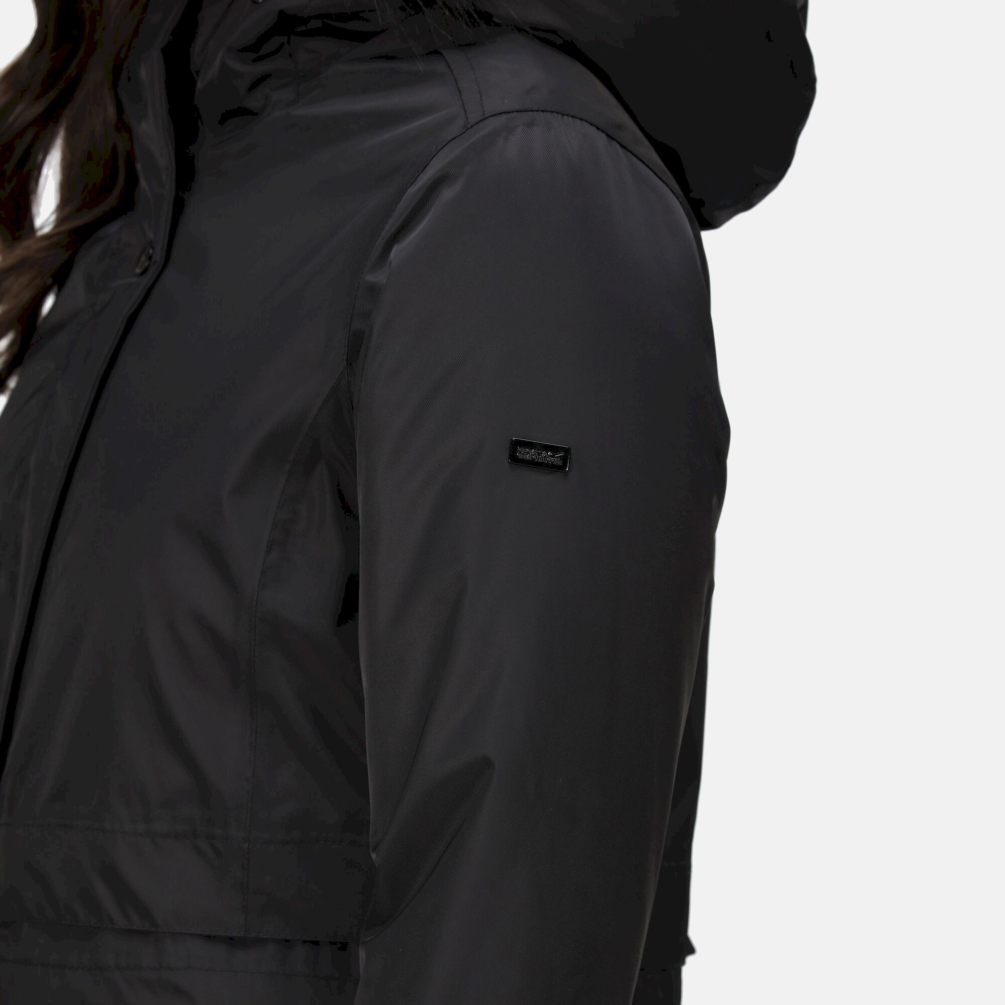 Women's Lyanna Fur Trim Parka Jacket | Black