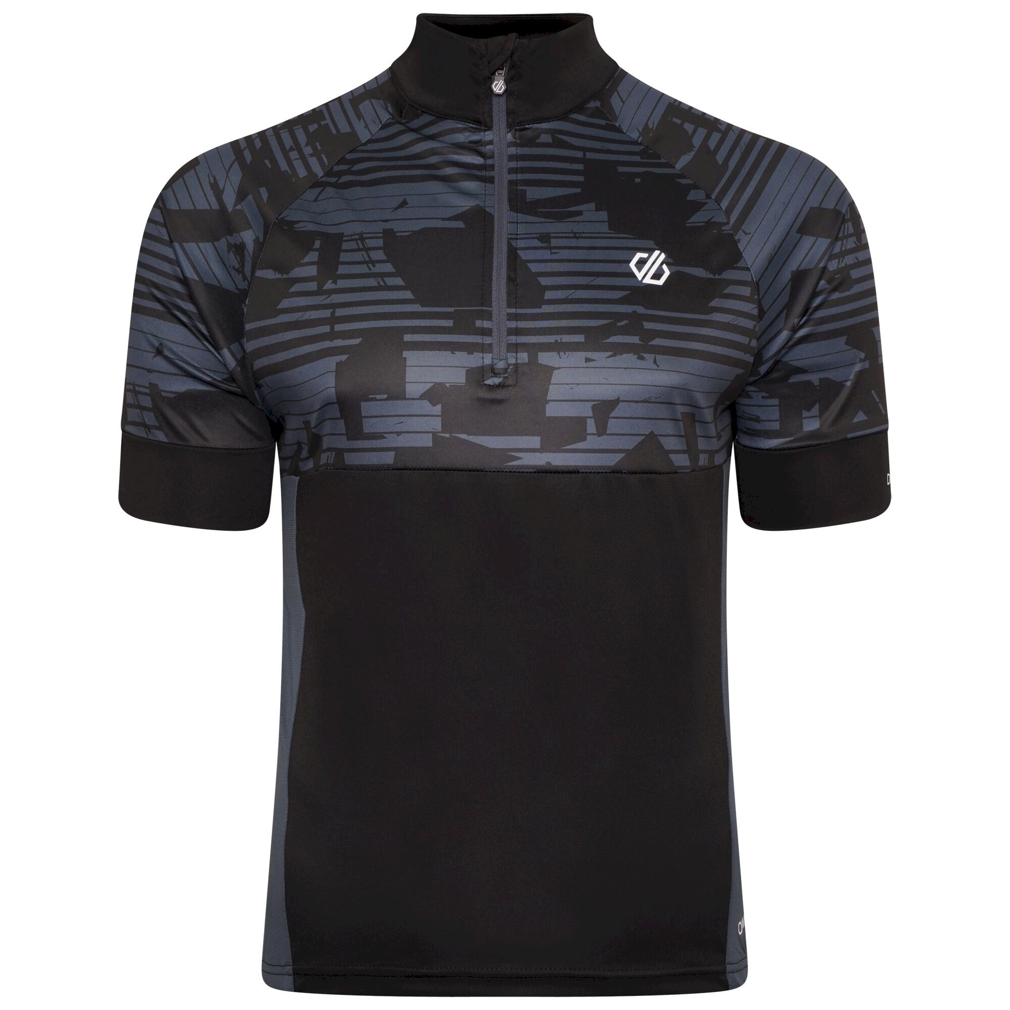 Dare 2b - Men's Stay The Course II Cycling Jersey | Black Downshift Print
