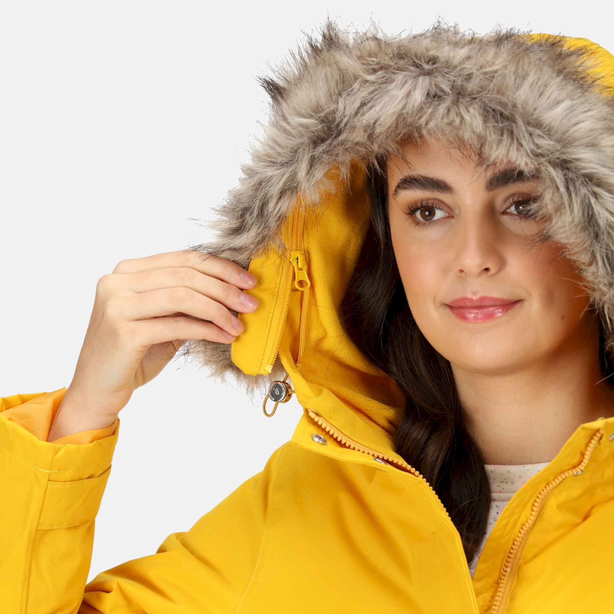 Women's Sabinka Fur Trim Parka Jacket | Sunset
