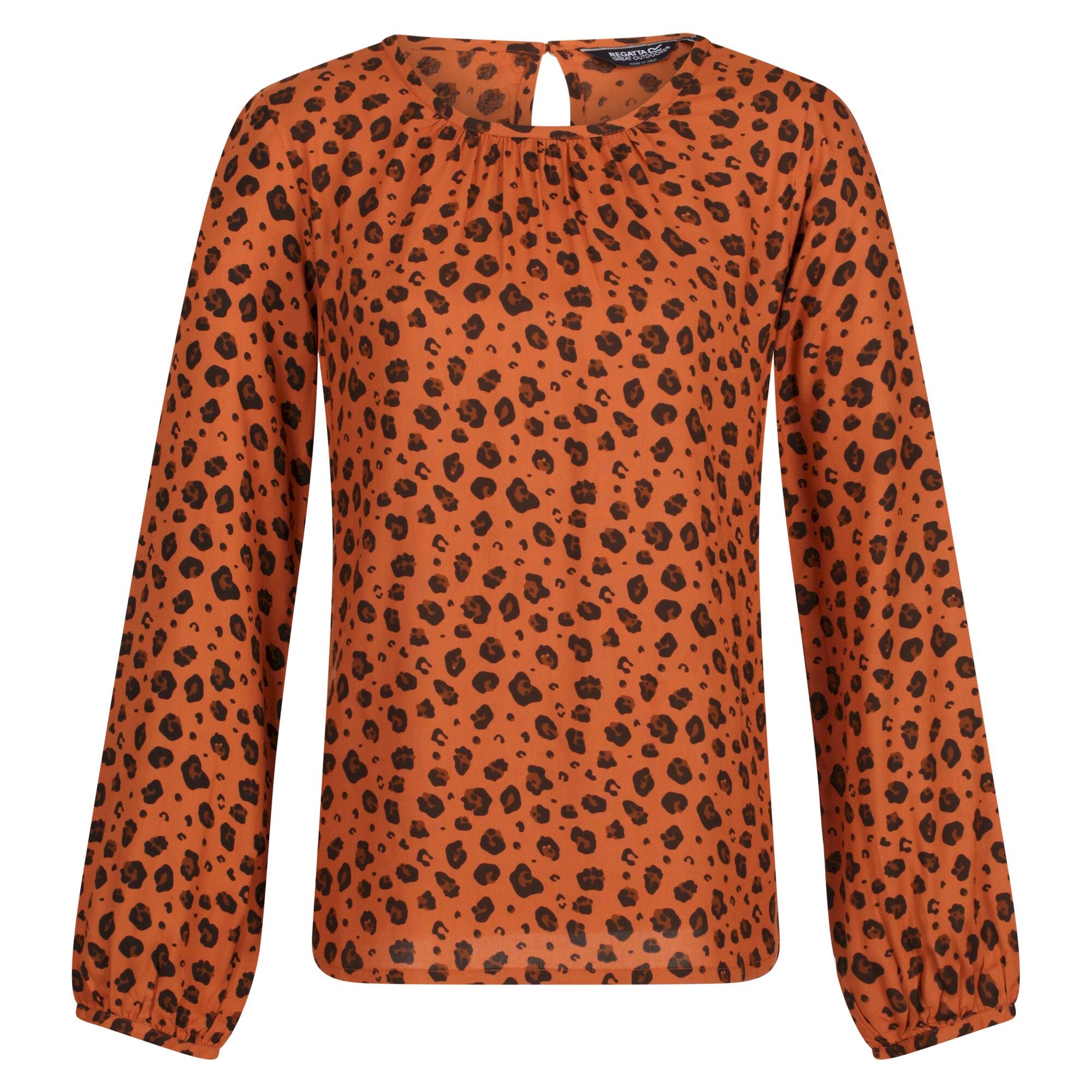 Women's Hadria Printed Blouse | Copper Almond Animal