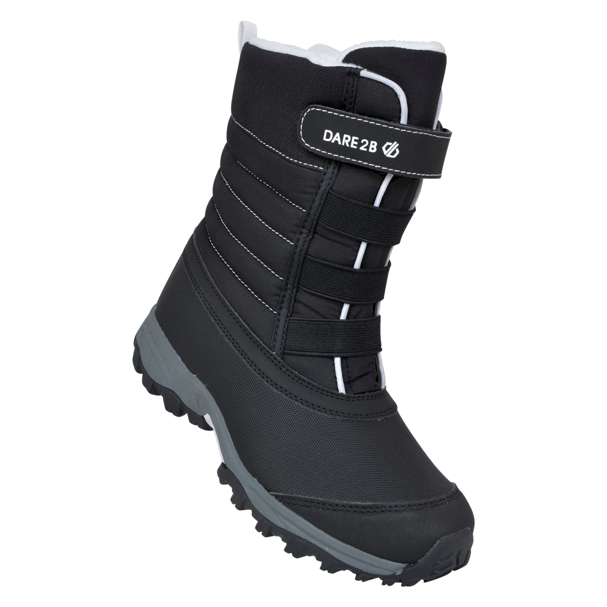 Dare 2b - Kids' Skiway II Fleece Lined Snow Boots | Black White