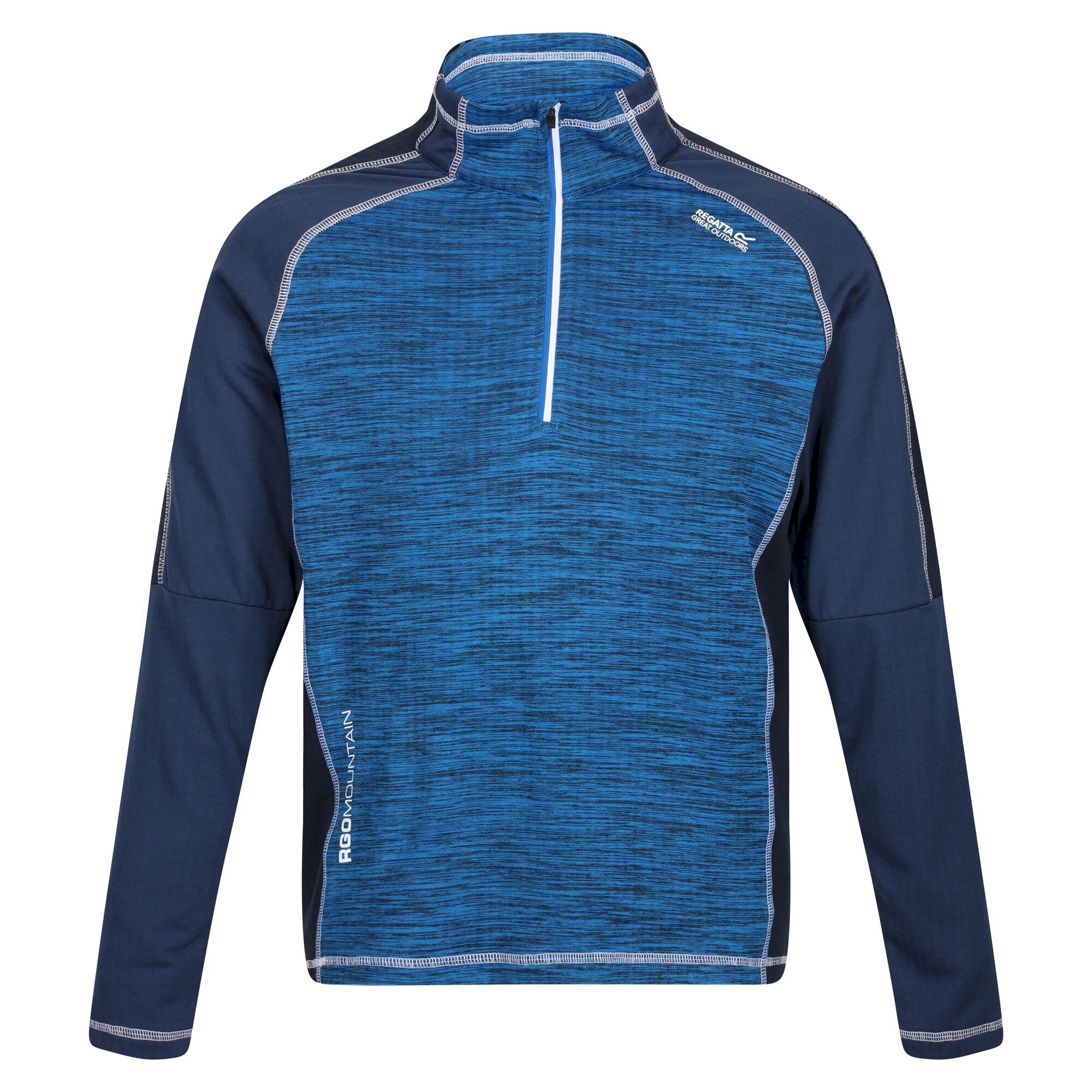 Men's Hepley Half Zip Lightweight Fleece | Skydiver Admiral Blue