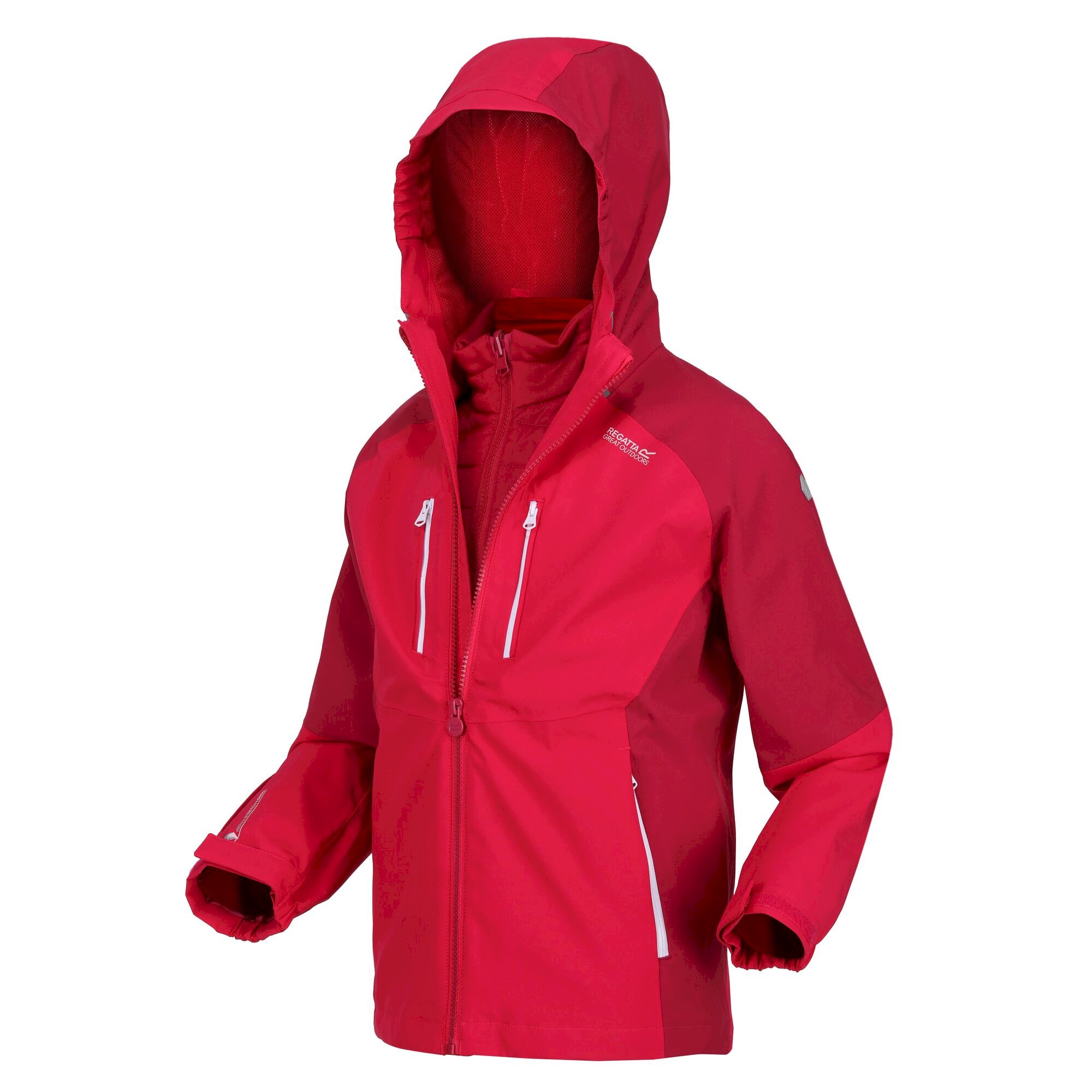 Kids' Hydrate VII 3-In-1 Waterproof Jacket | Pink Potion Berry Pink