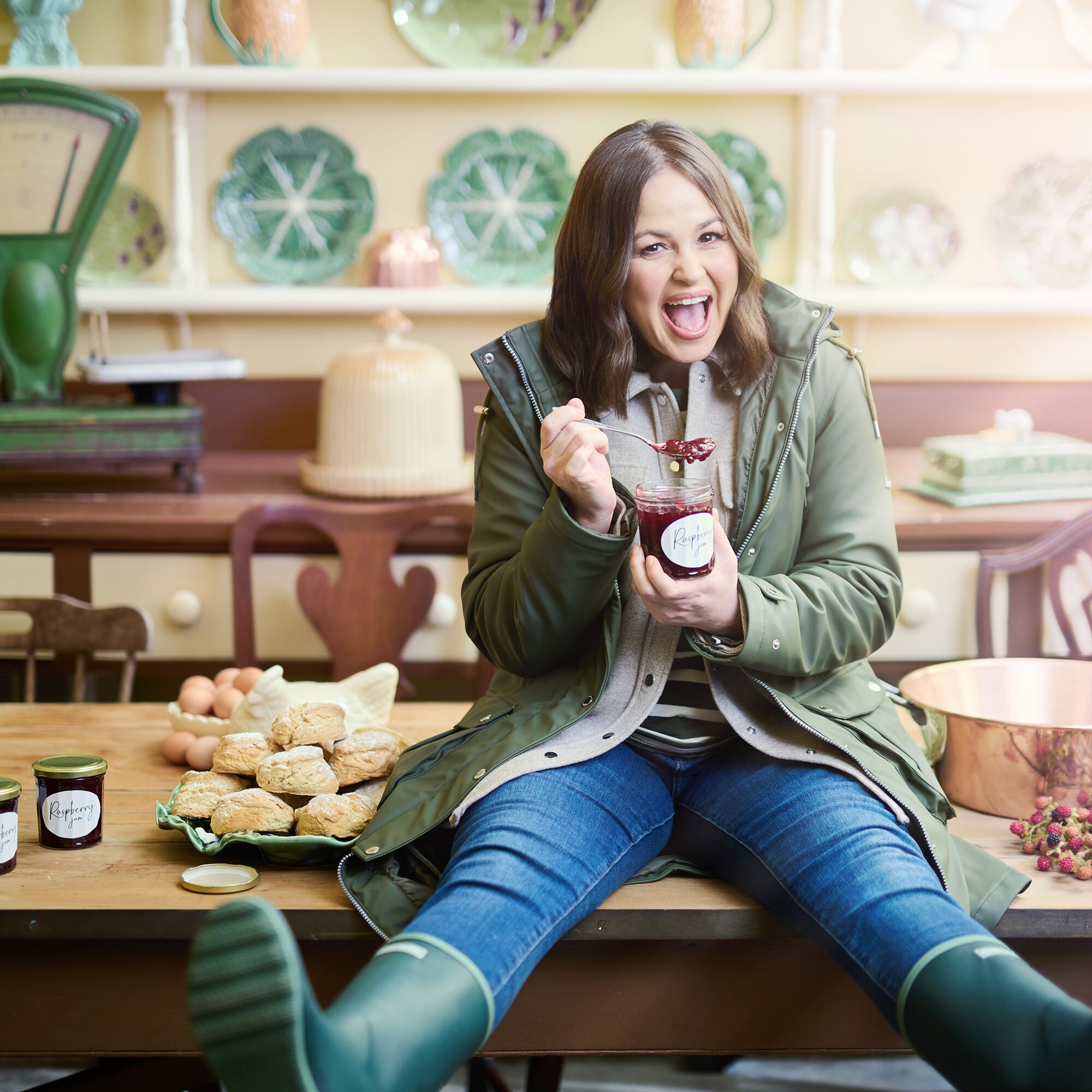 Giovanna Fletcher Collection - Fabrienne Insulated Parka Jacket | Dark Khaki