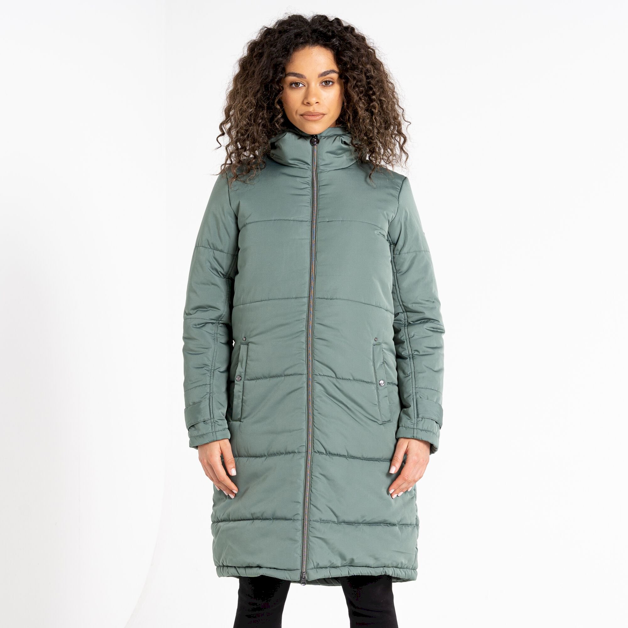 Dare 2b - Women's Reputable II Mid Length Padded Jacket | Duck Green