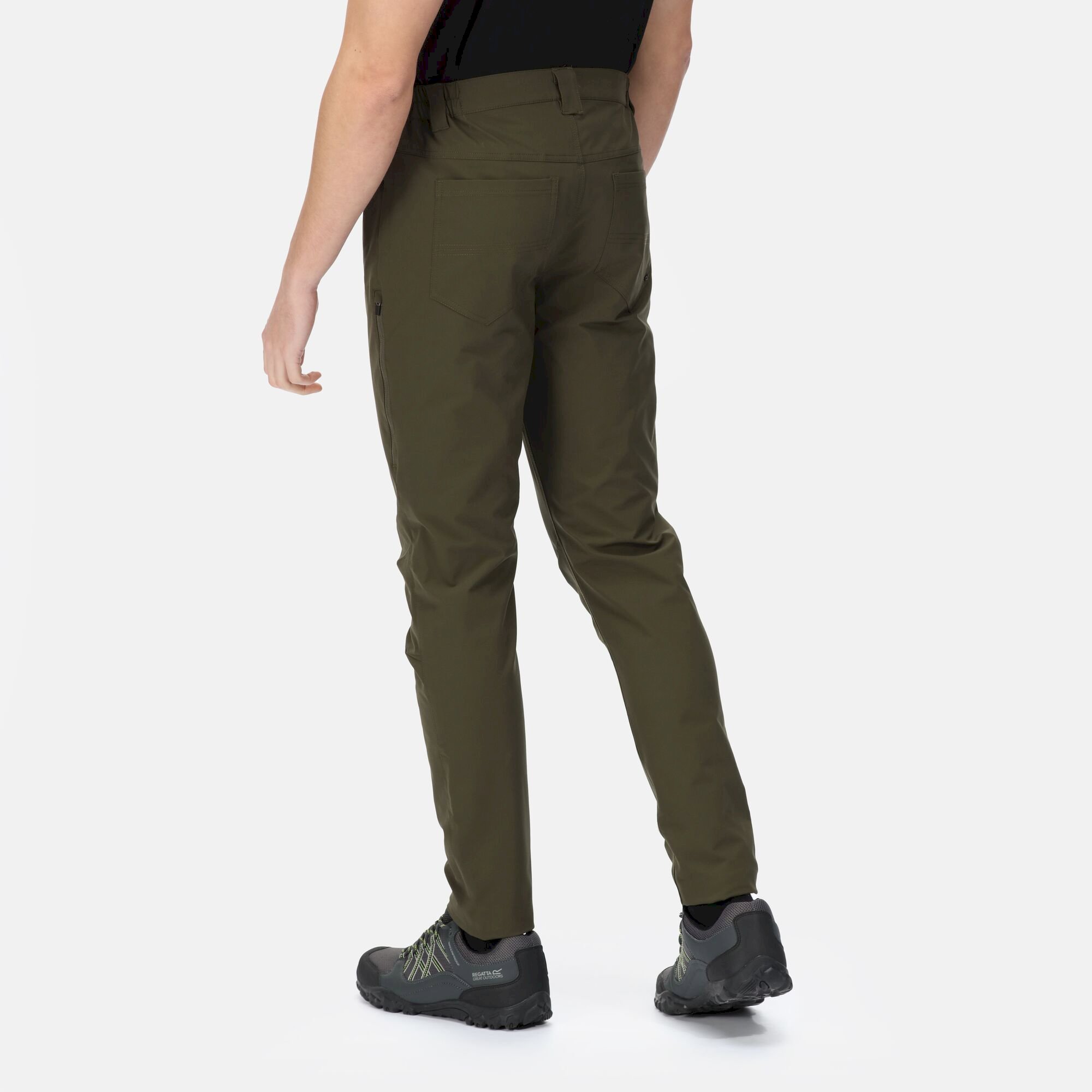 Men's Kennick Stretch Trousers | Dark Khaki