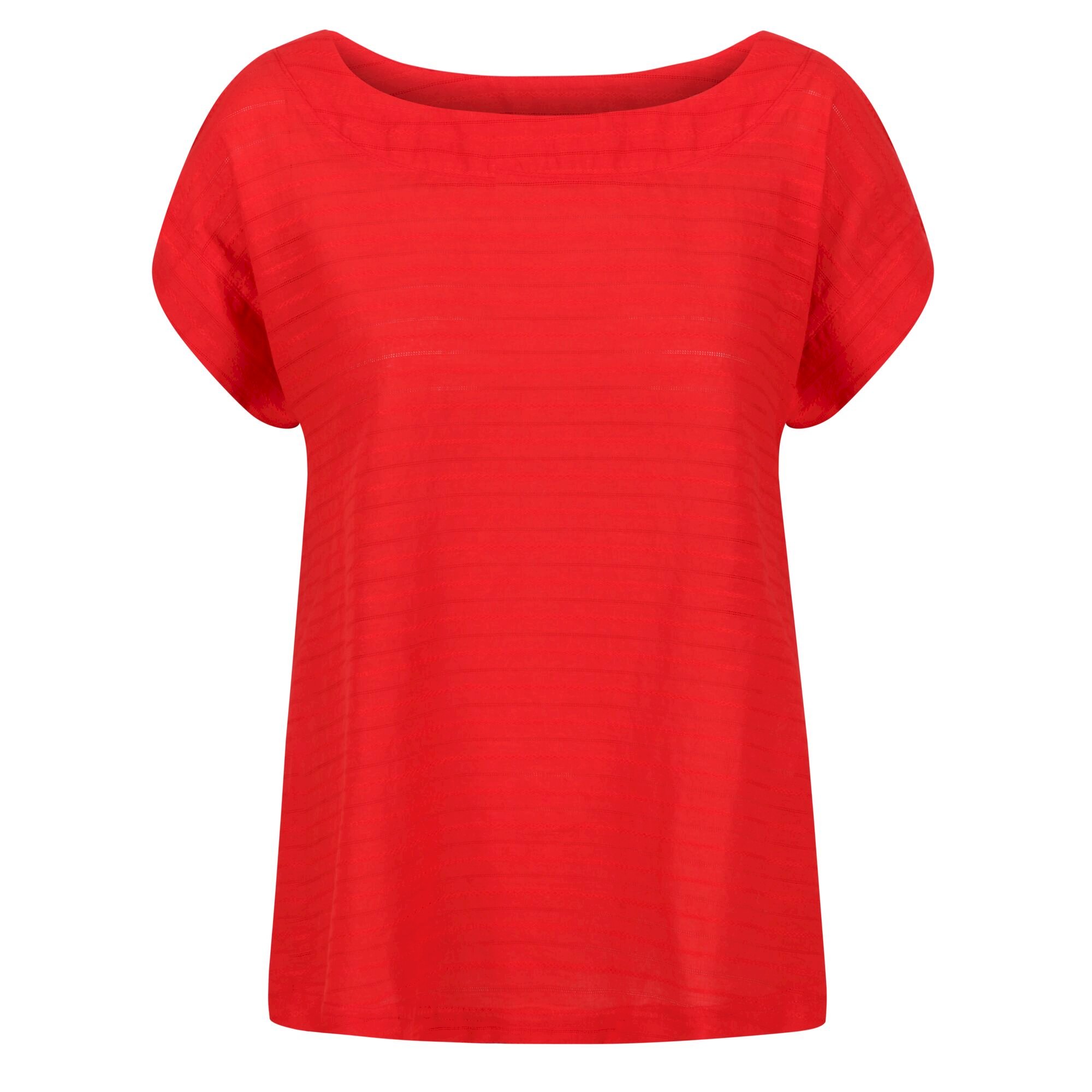 Women's Adine Stripe T-Shirt | True Red
