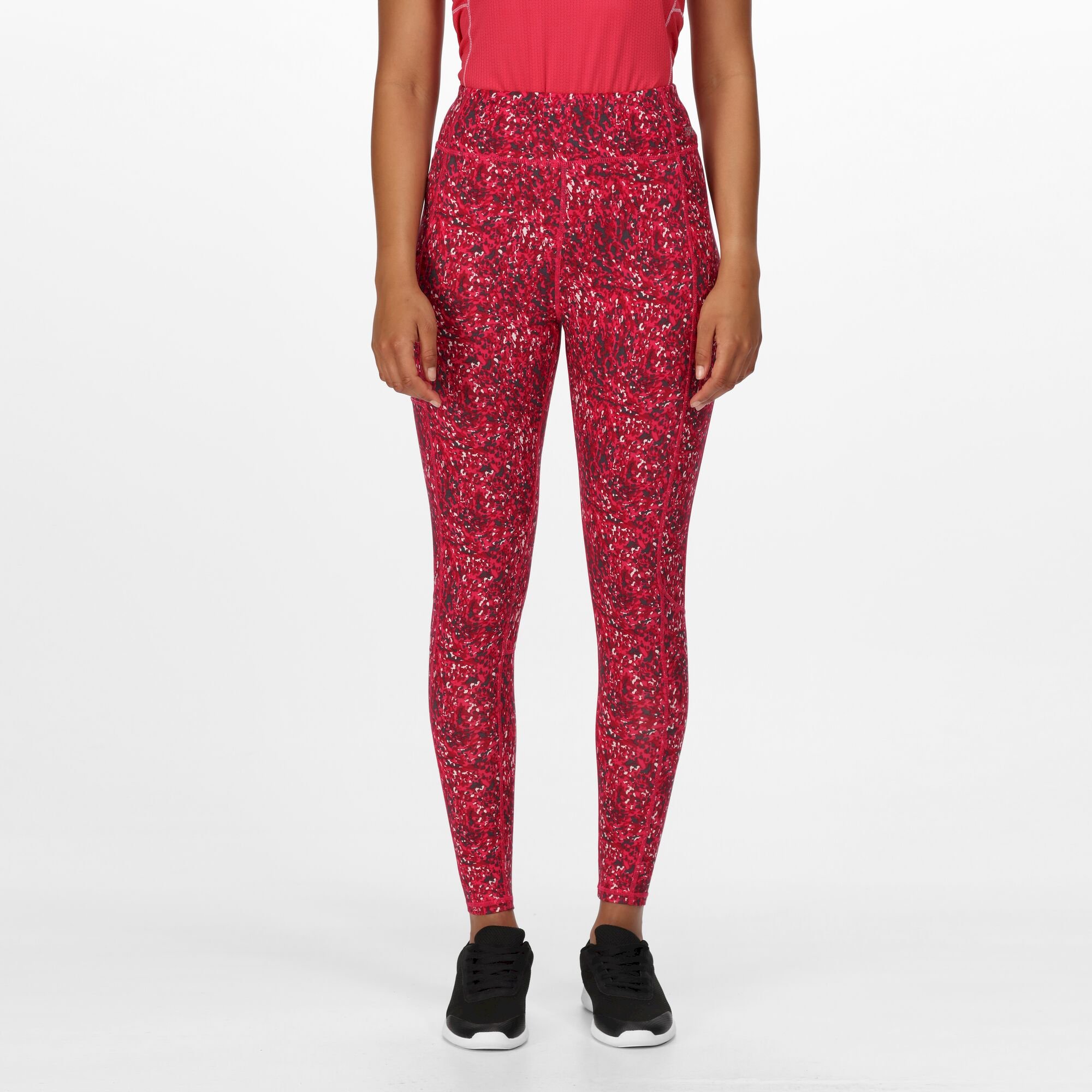 Women's Holeen II Leggings | Berry Pink Abstract