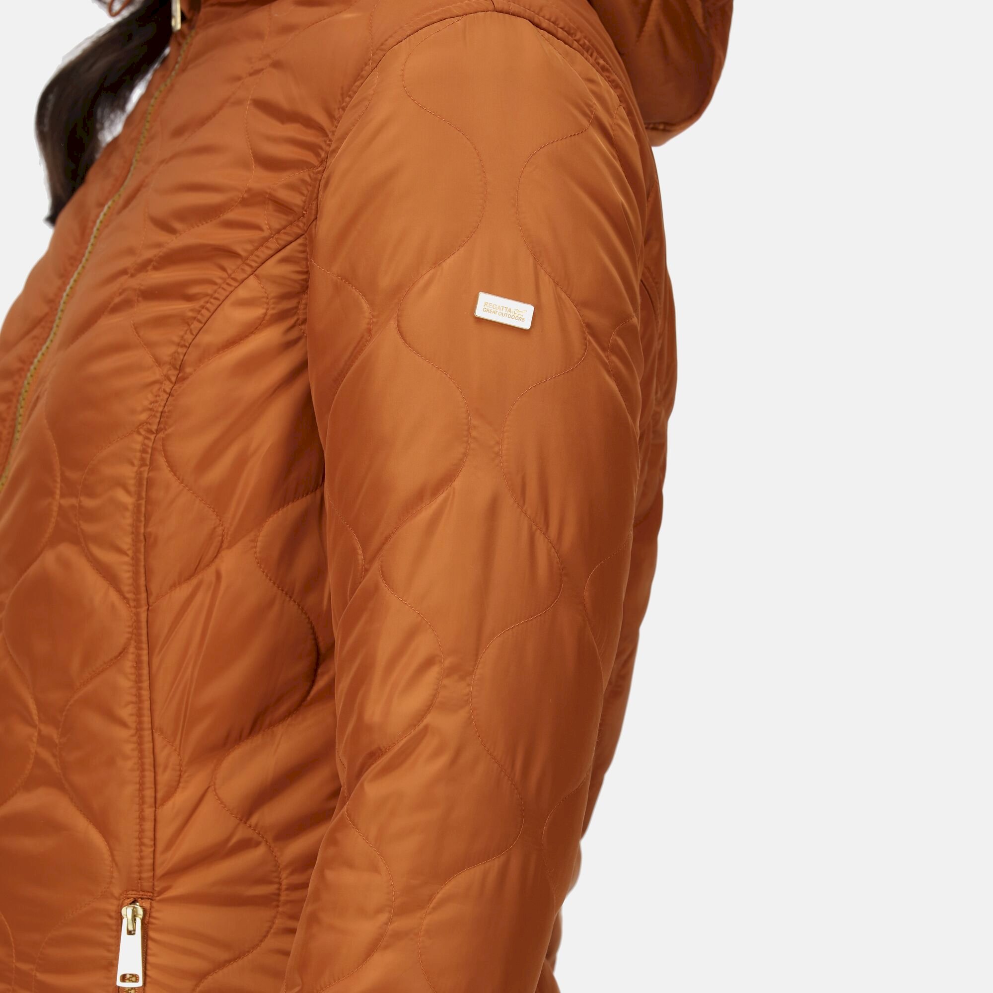 Women's Caileigh Reversible Parka Jacket | Copper Almond Light Vanilla