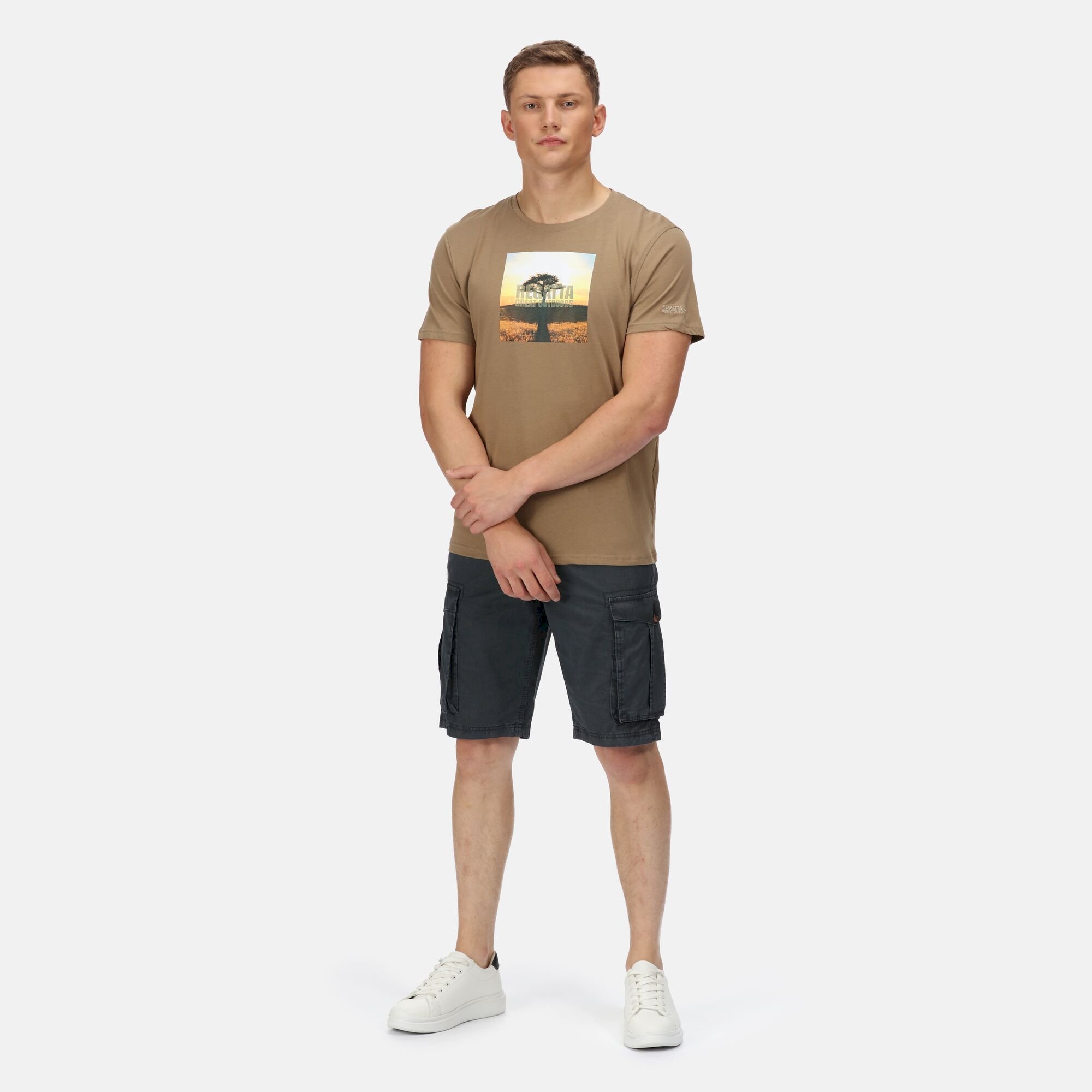 Men's Cline VI Cotton T-Shirt | Gold Sand