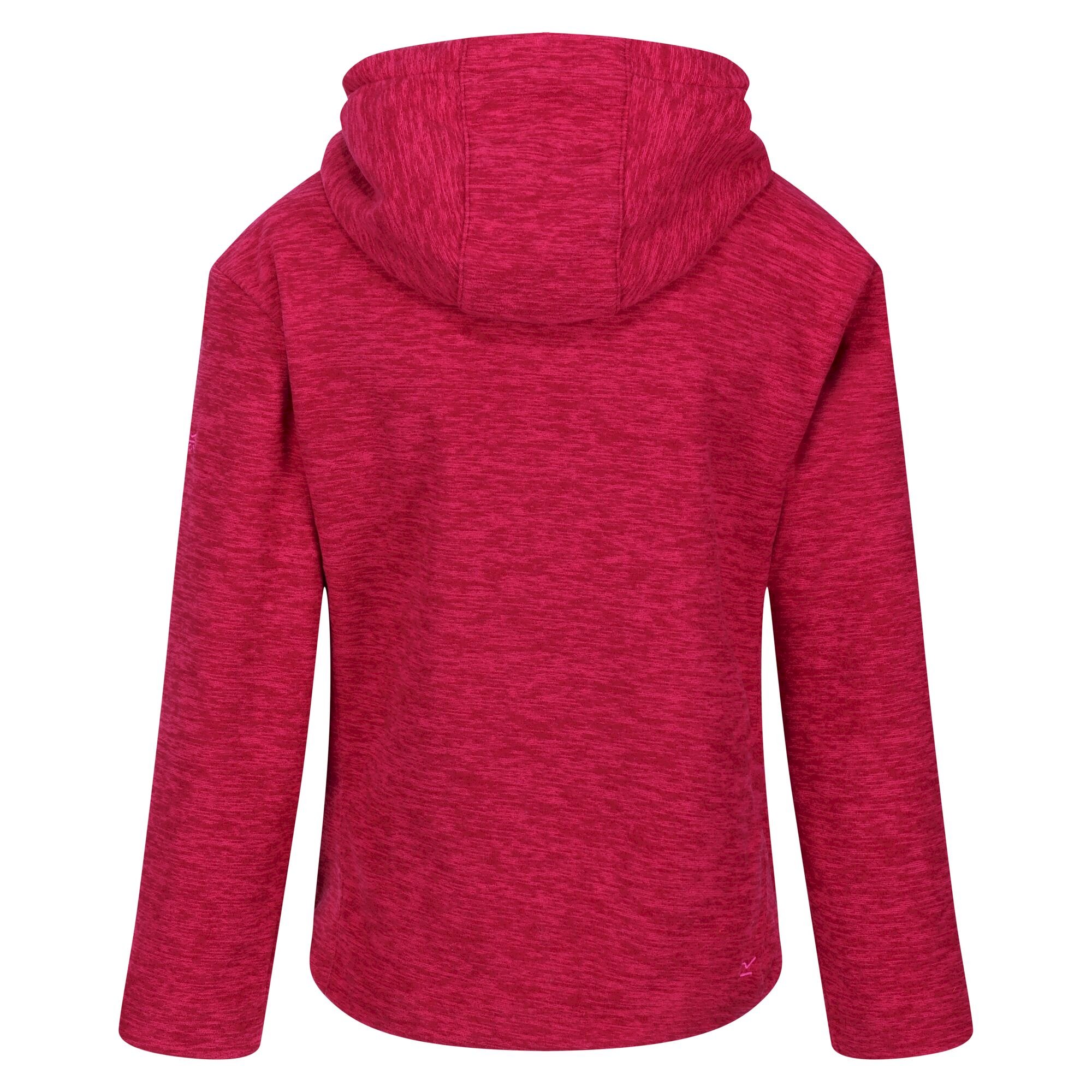 Kids' Kacie Hooded Fleece | Berry Pink Marl
