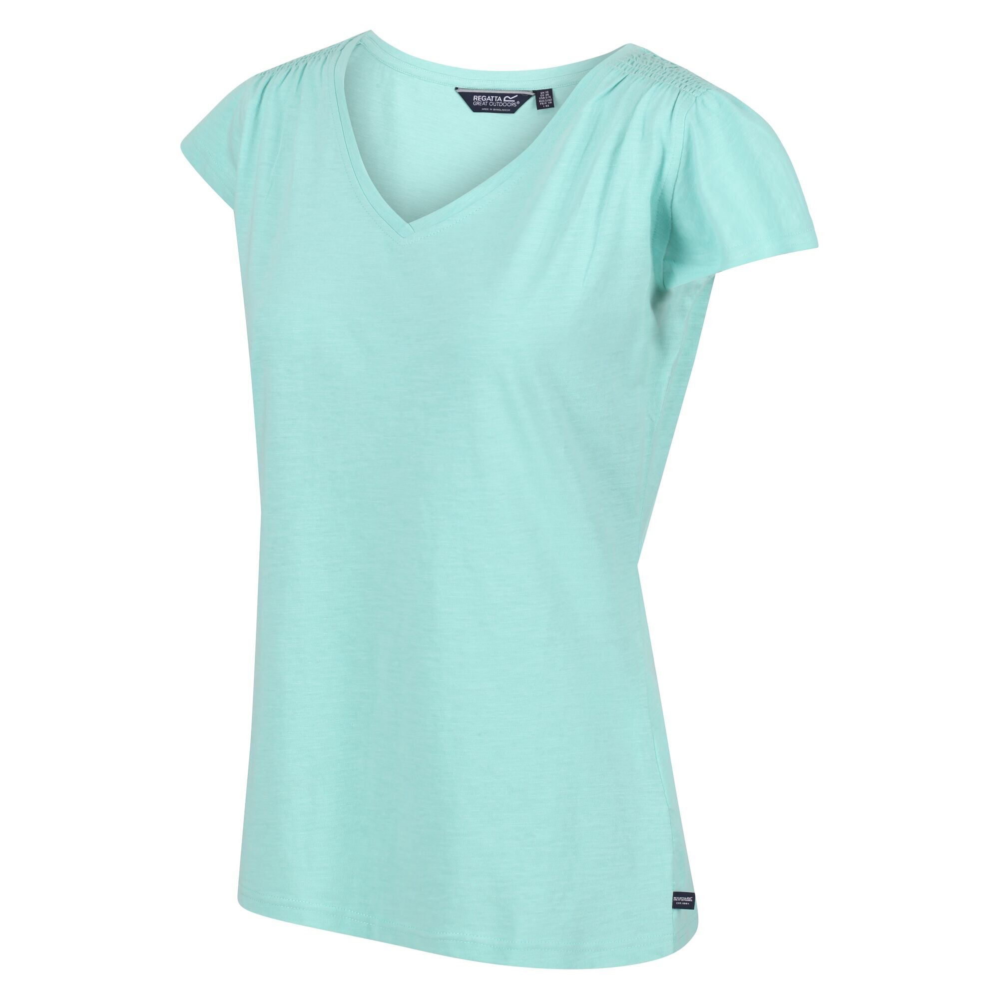 Women's Francine V-Neck T-Shirt | Ocean Wave