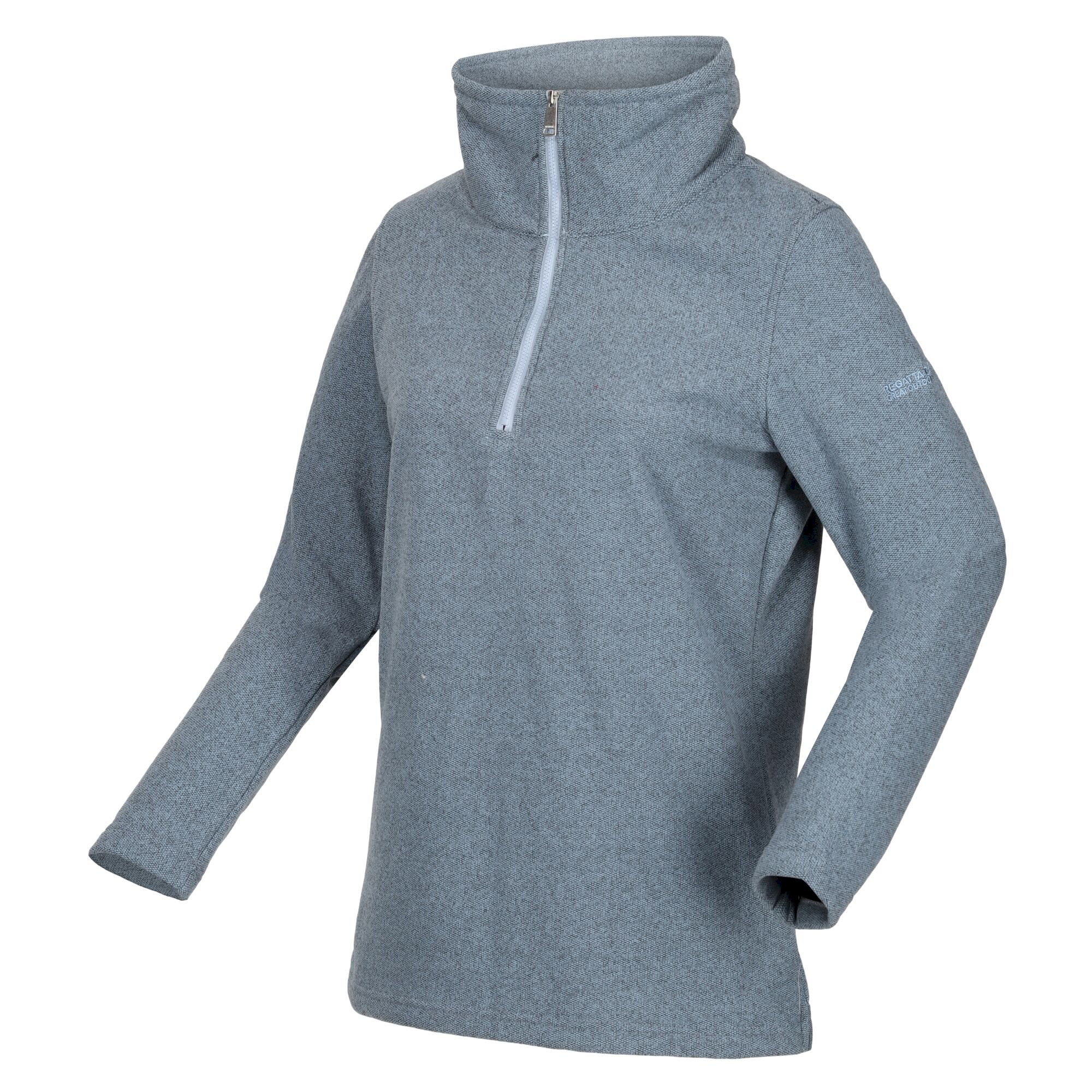 Women's Kizmit Half Zip Fleece | Ice Grey Two Tone