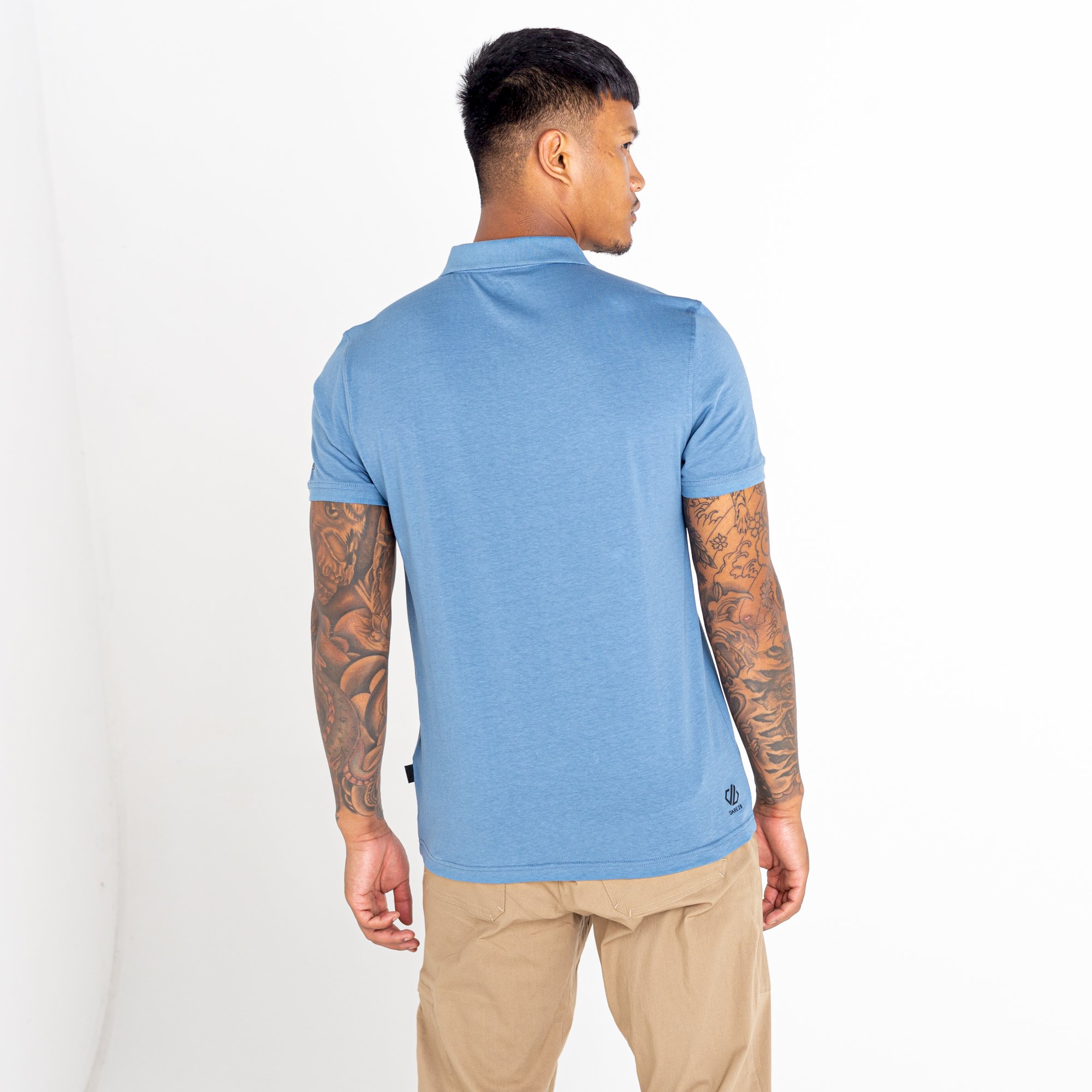 Dare 2b - Men's Decisive Polo Shirt | Stellar Blue Marl