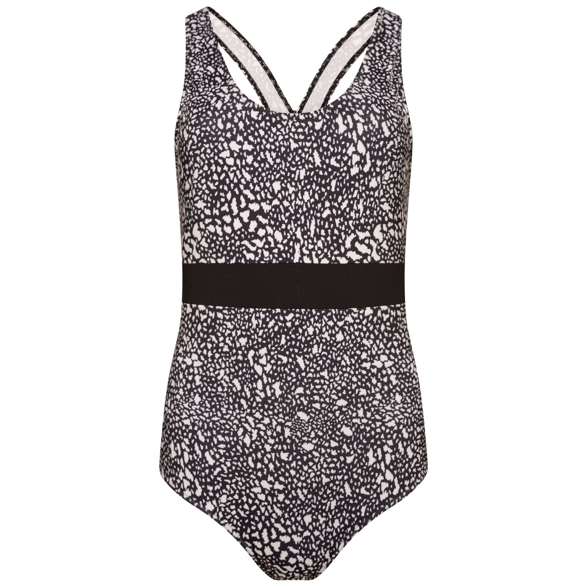 Dare 2b - Women's Make Waves Recycled Swimsuit | Black Dot Print
