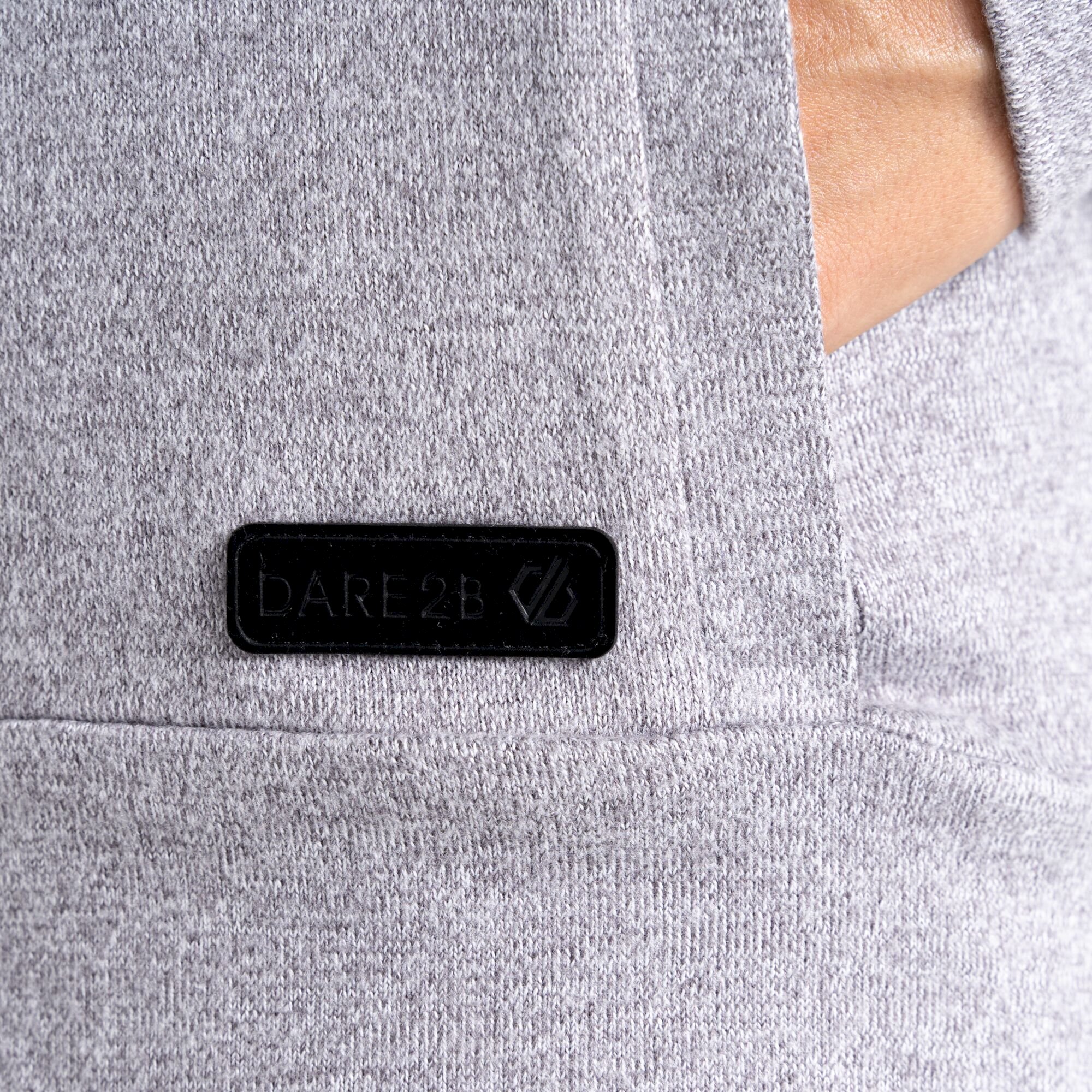 Dare 2b - Women's Out & Out Overhead Hooded Fleece | Ash Grey Marl