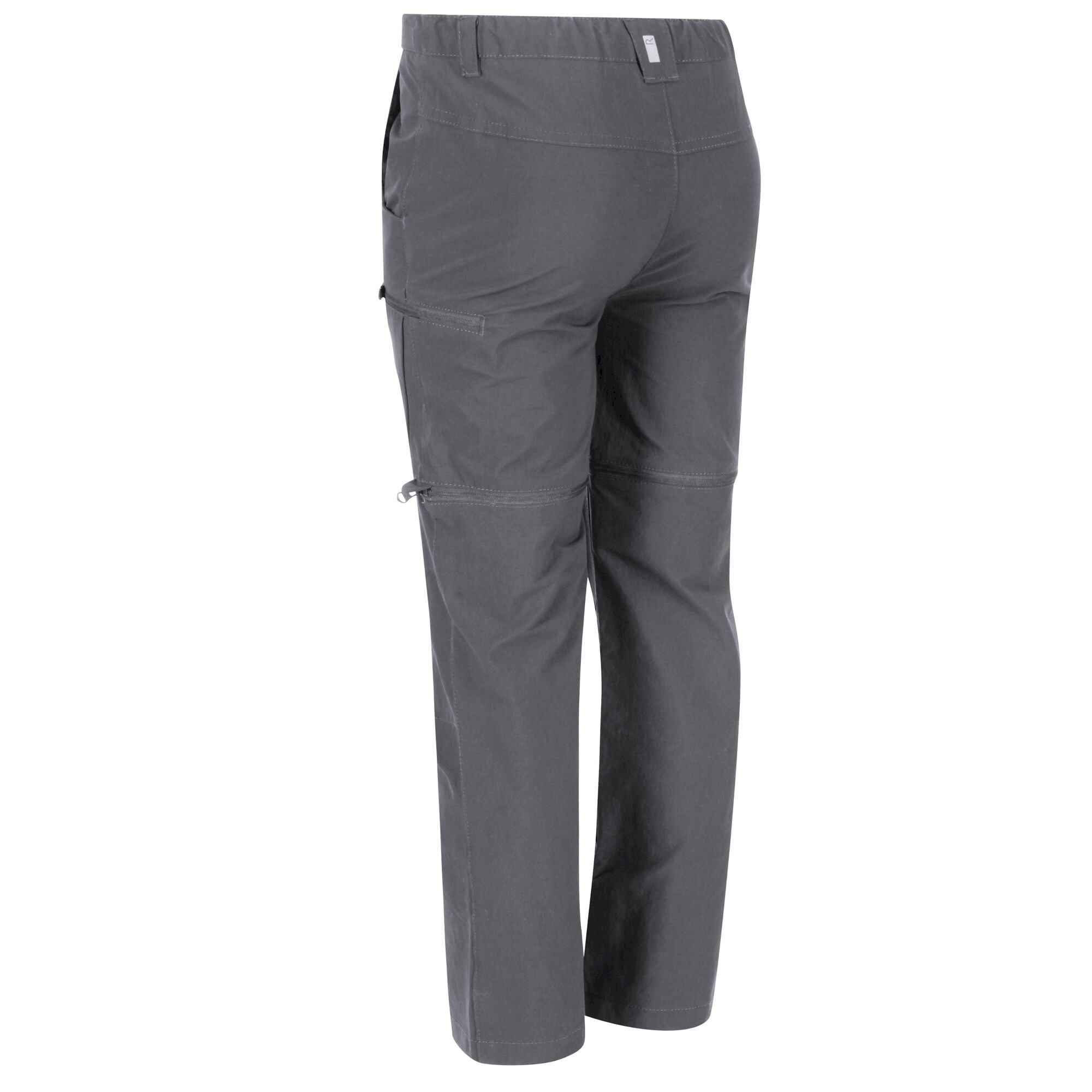 Kids' Highton Stretch Zip Off Walking Trousers | Seal Grey