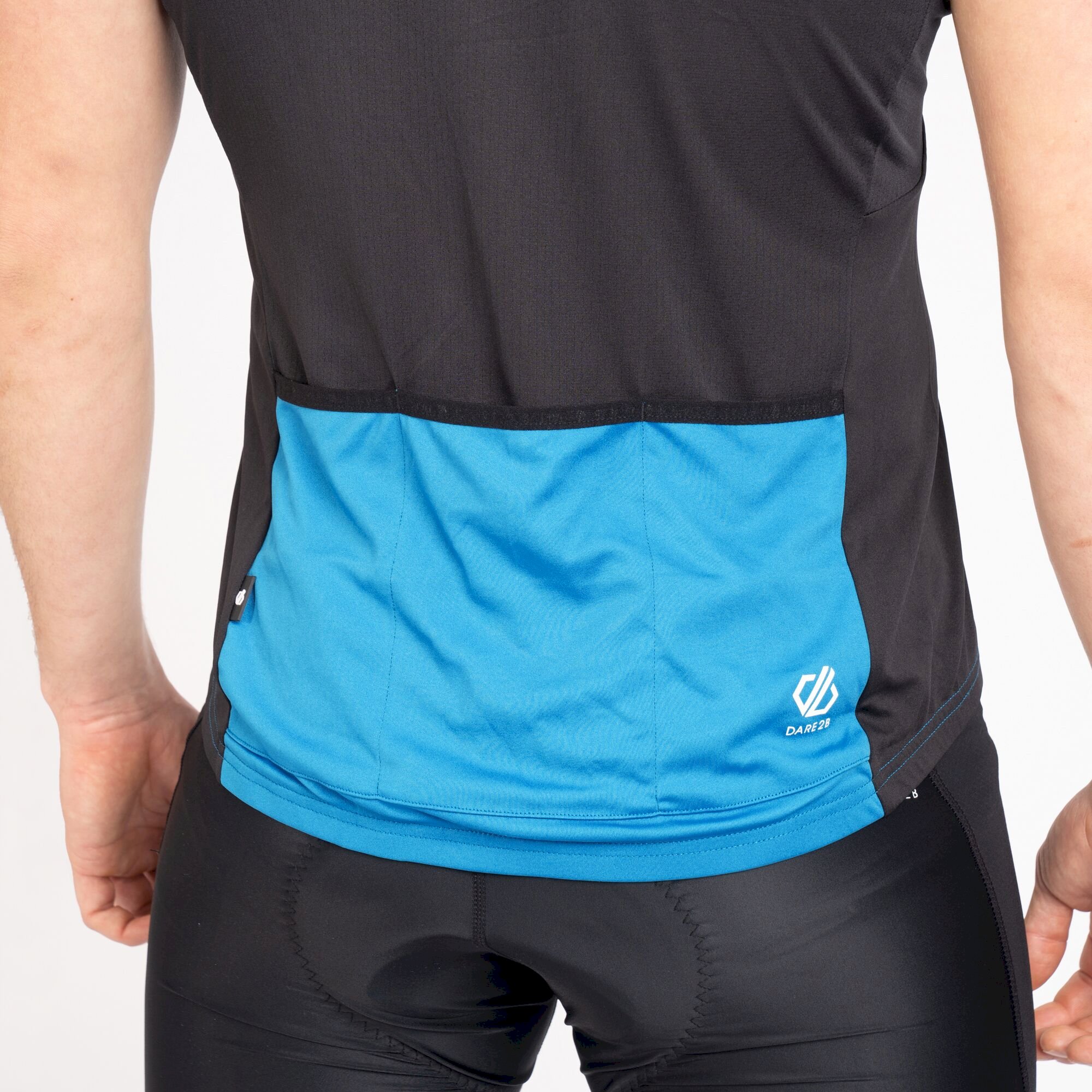 Dare 2b - Men's Protraction Full Zip Lightweight Jersey | Methyl Blue Petrol Blue