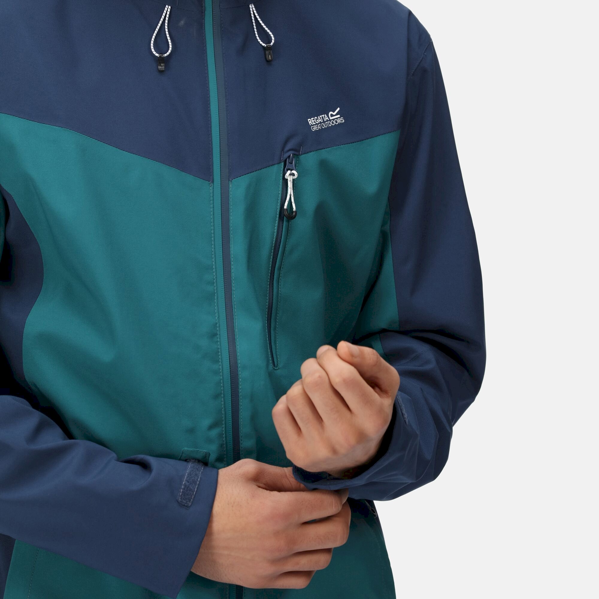Men's Birchdale Waterproof Jacket | Pacific Green Admiral Blue