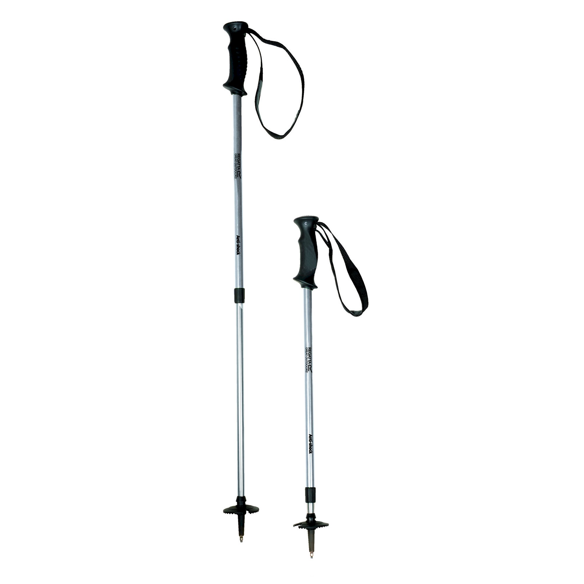 Anti-Shock ll Walking Pole | Silver