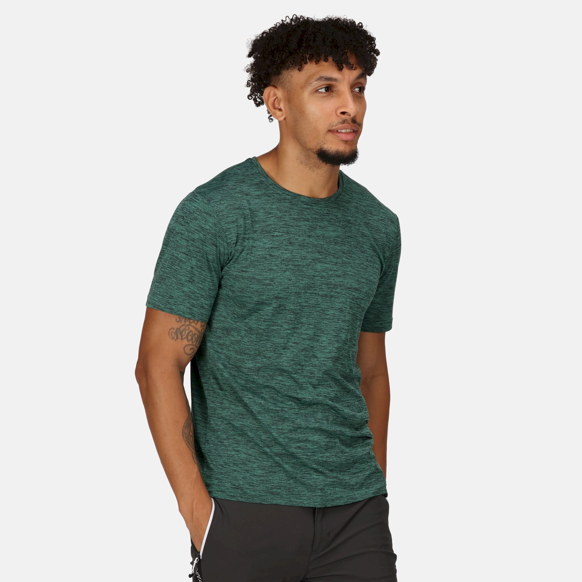 Men's Fingal Edition Marl T-Shirt | Pacific Green