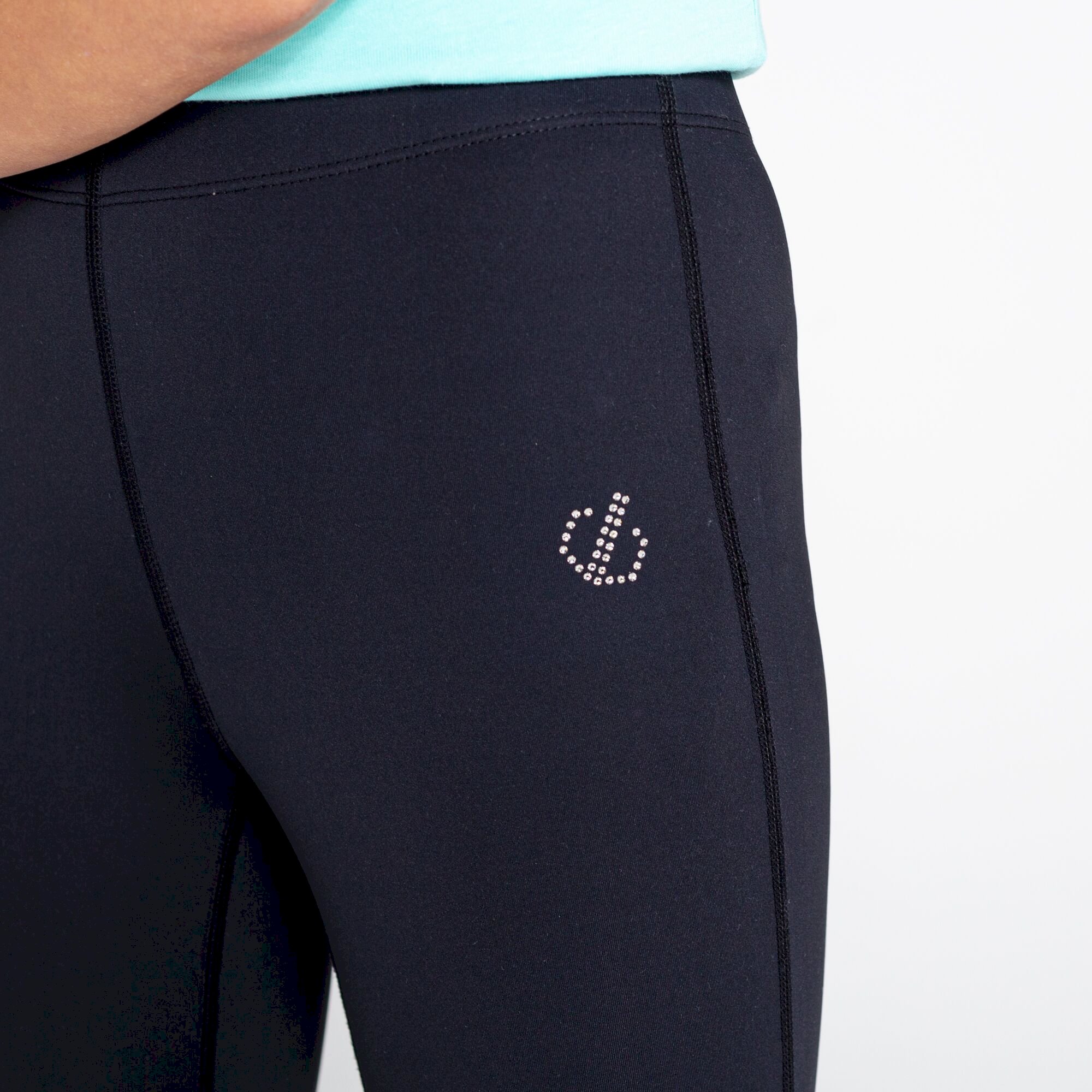 Dare 2b - Kids' Crystalize Recycled Leggings | Black Bluestone