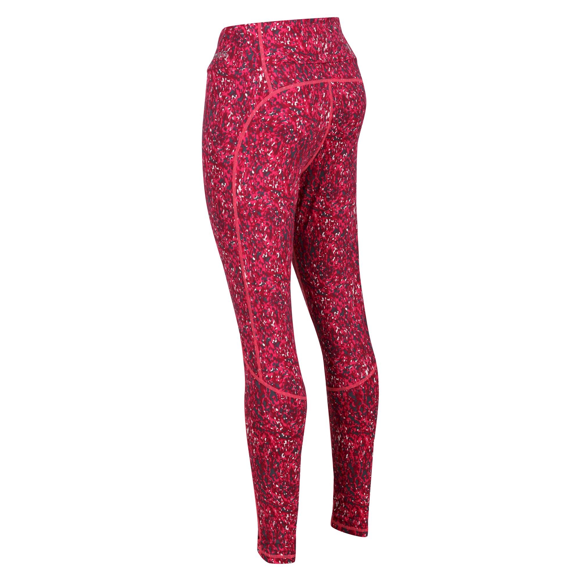 Women's Holeen II Leggings | Berry Pink Abstract