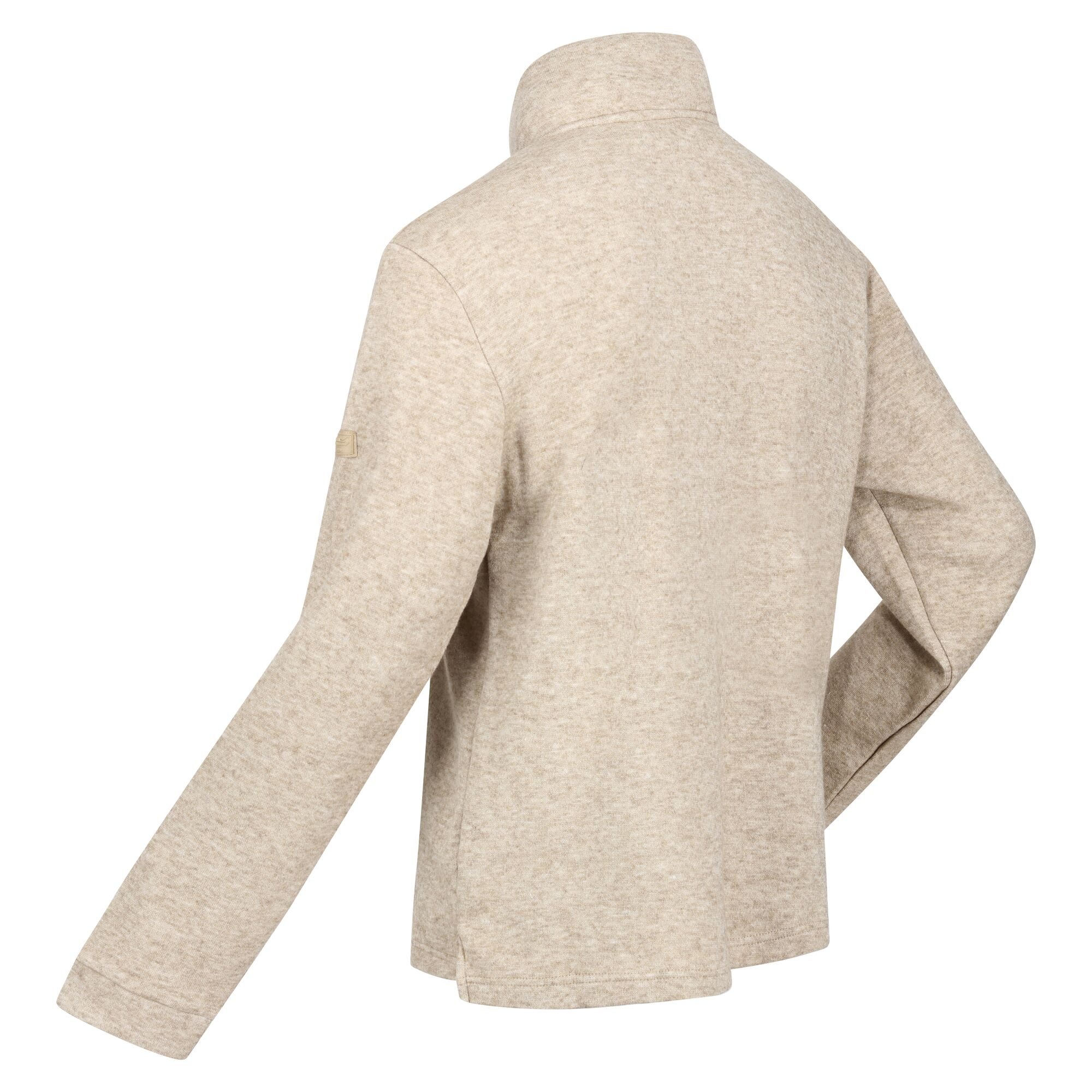 Men's Lanchester Quarter Zip Fleece | Gold Sand Marl
