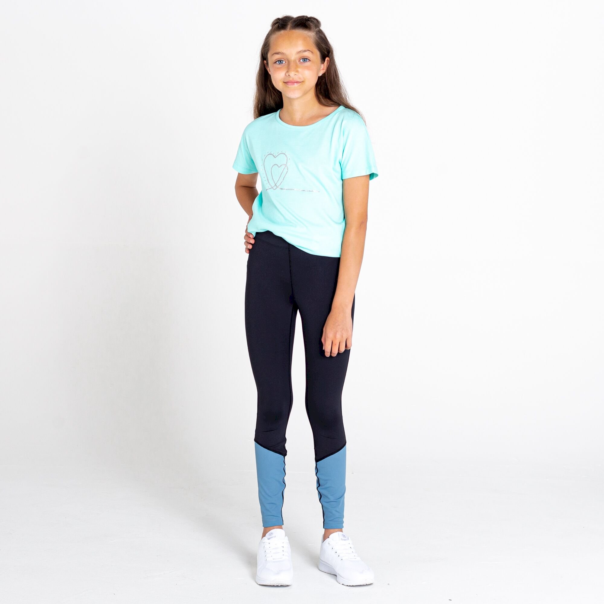 Dare 2b - Kids' Crystalize Recycled Leggings | Black Bluestone
