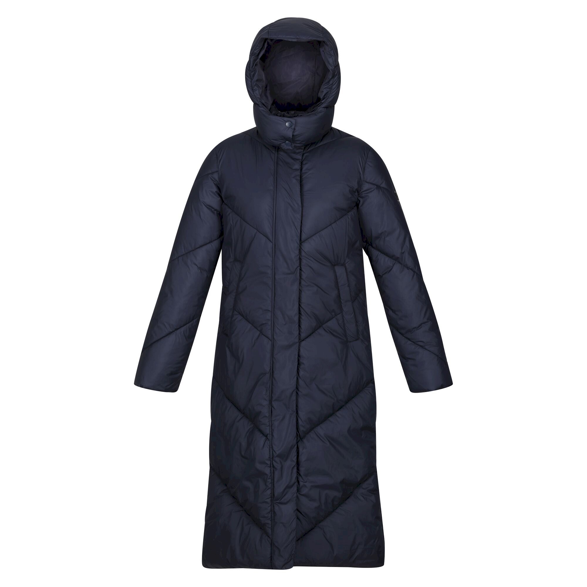 Women's Longley Longline Quilted Jacket | Navy