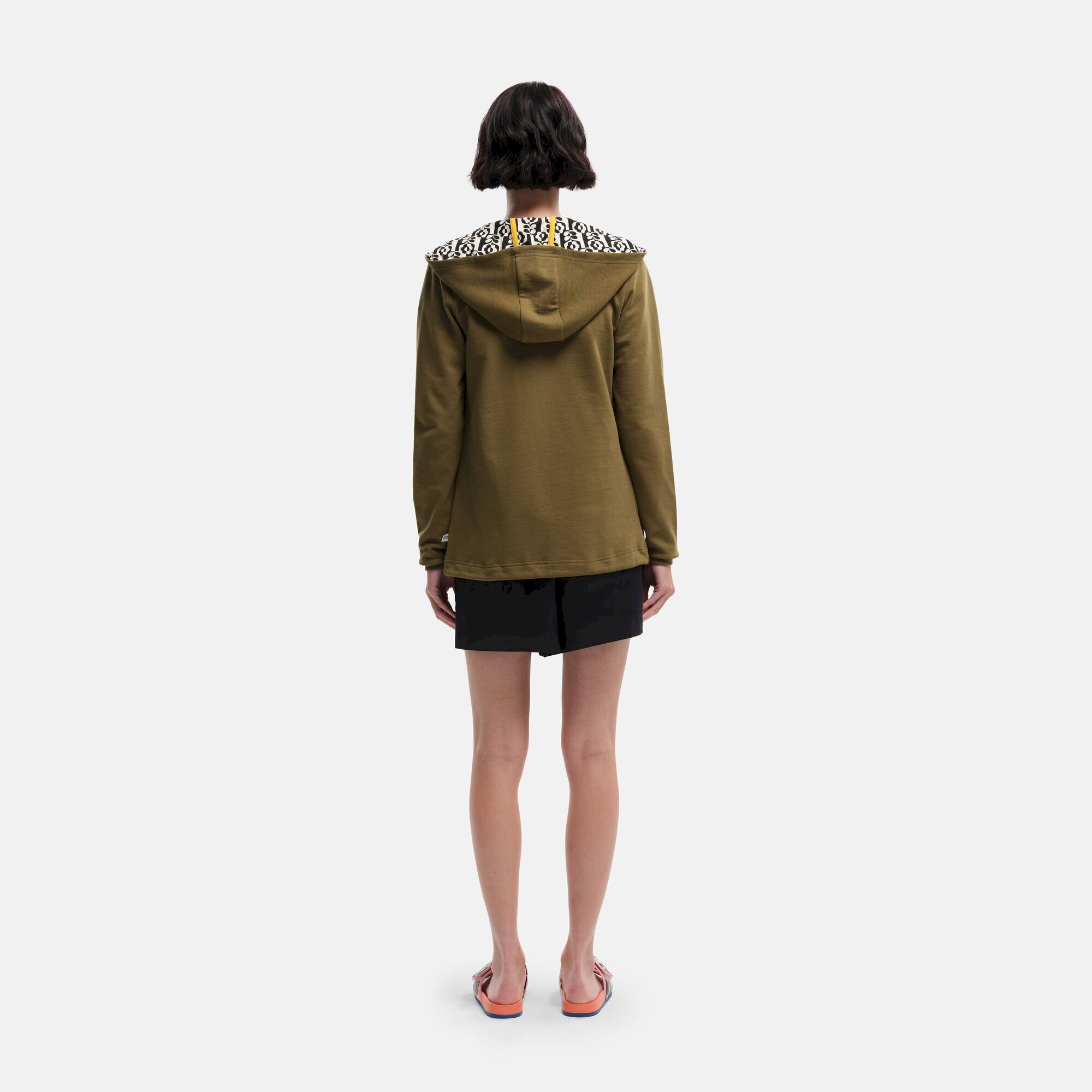 Orla Kiely Full Zip Midlayer | Capulet