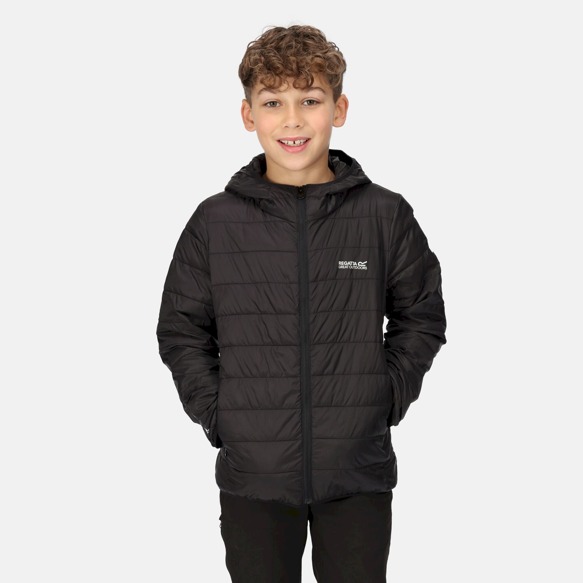 Kids' Hooded Hillpack Jacket | Black