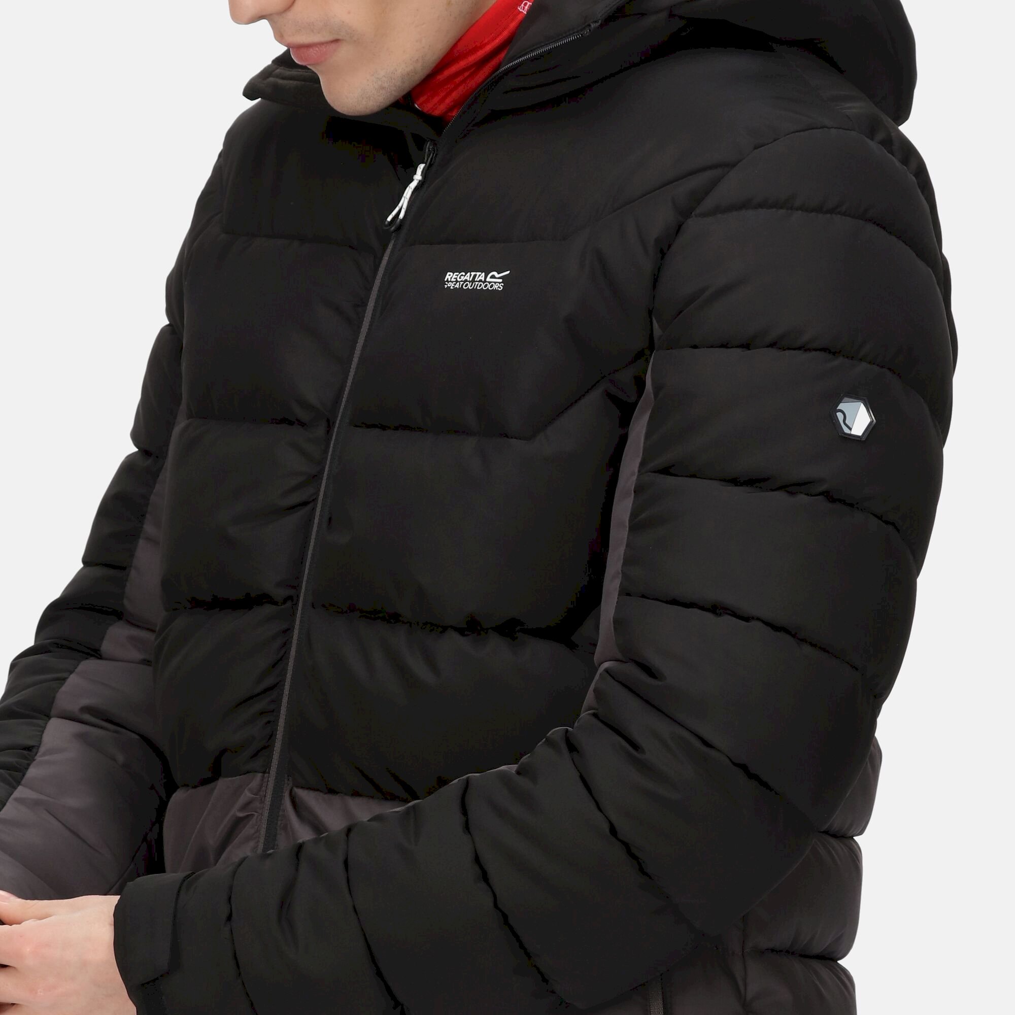 Men's Nevado VI Puffer Jacket | Black Dark Grey