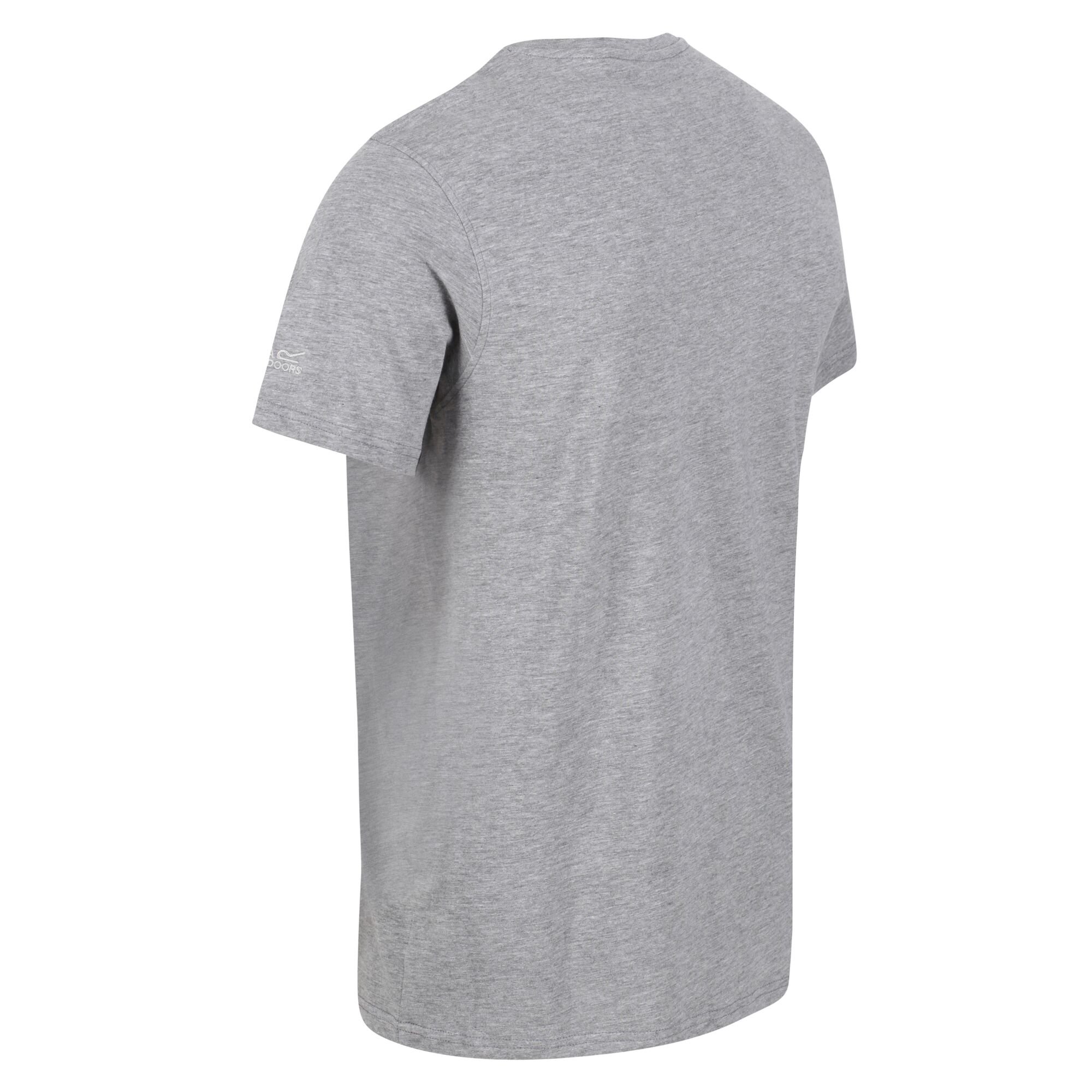 Men's Cline VI Cotton T-Shirt | Silver Grey Marl