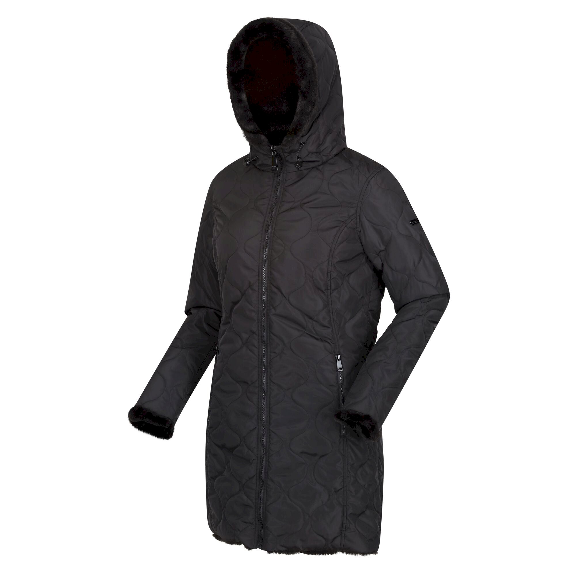 Women's Caileigh Reversible Parka Jacket | Black