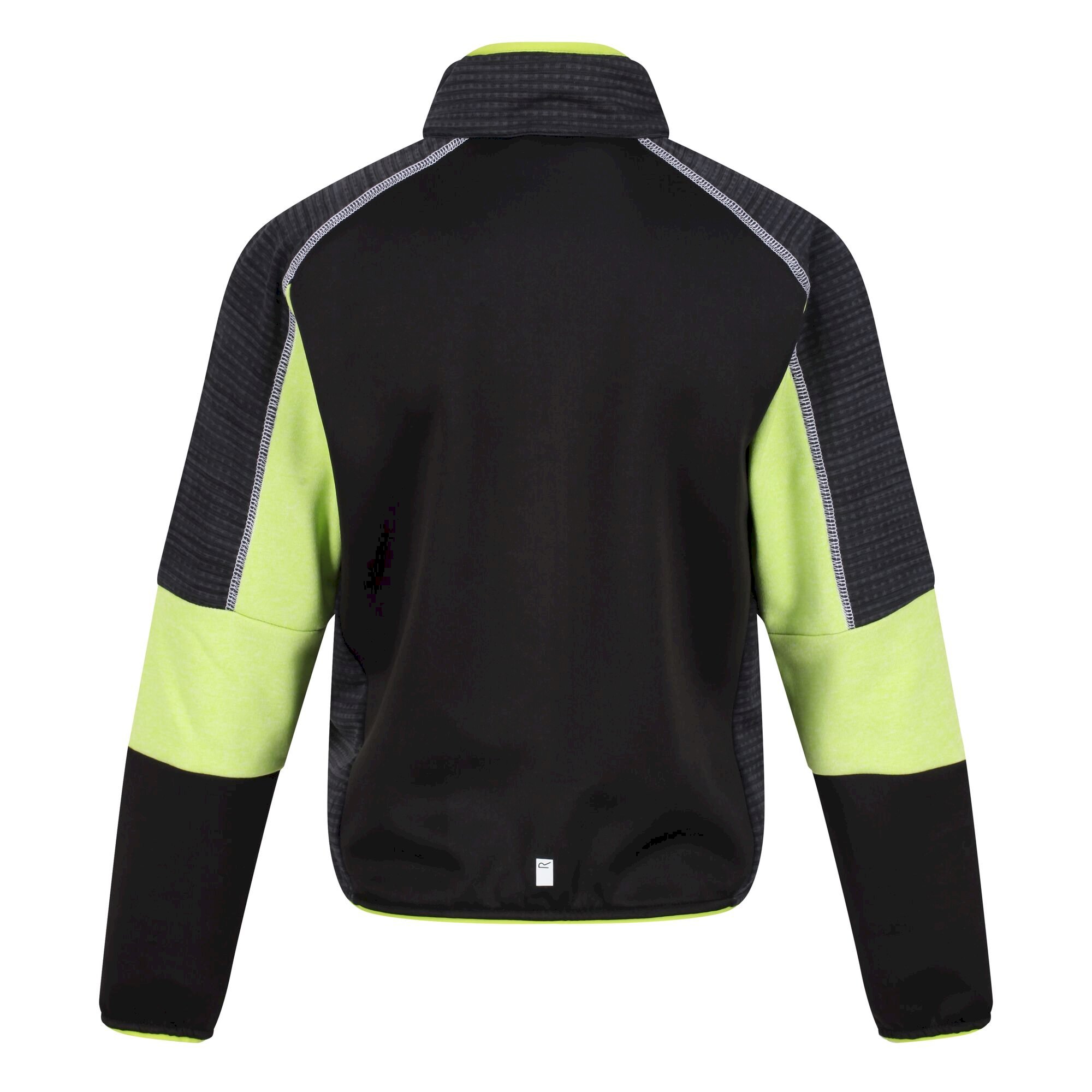Kids' Oberon V Softshell Jacket | Bright Kiwi Black