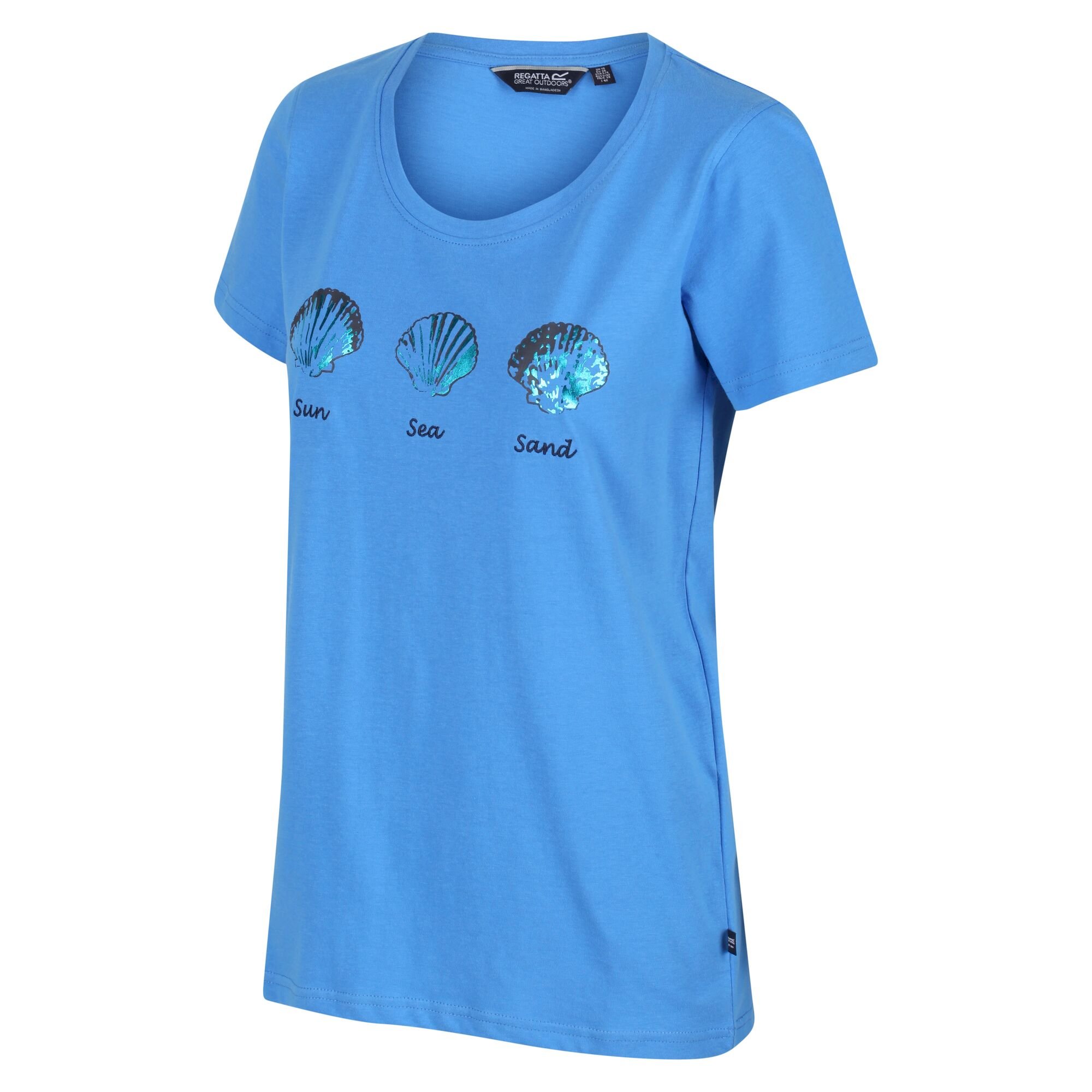 Women's Filandra VI Print T-Shirt | Sonic Blue